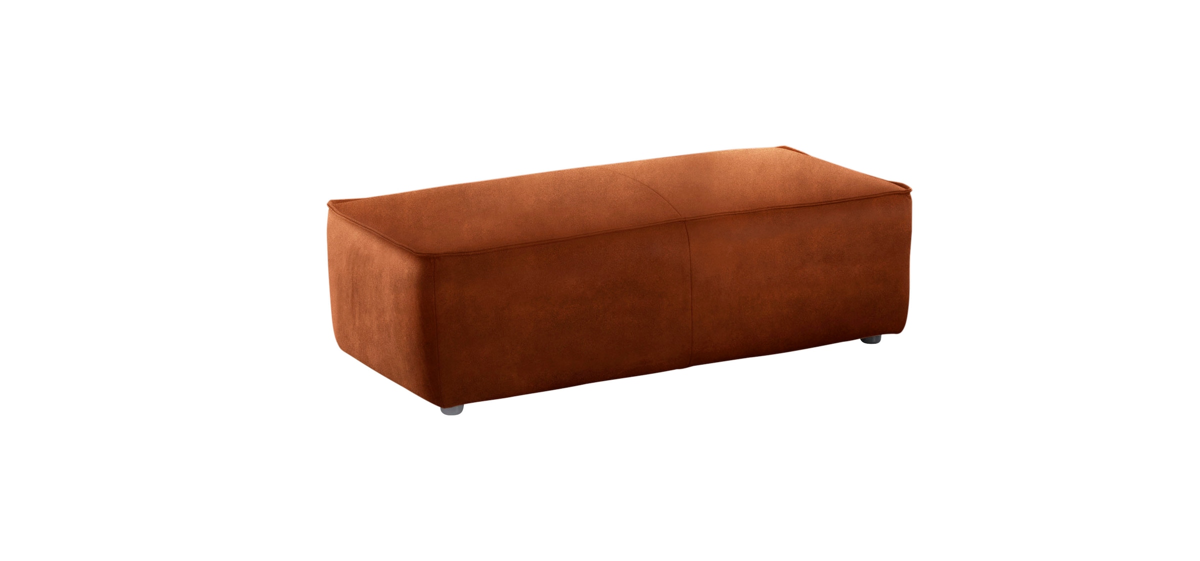 W.SCHILLIG Ecksofa »around-the-block«, (Spar-Set), inklusive Hocker, mit eleganter Biese, mit Federkern