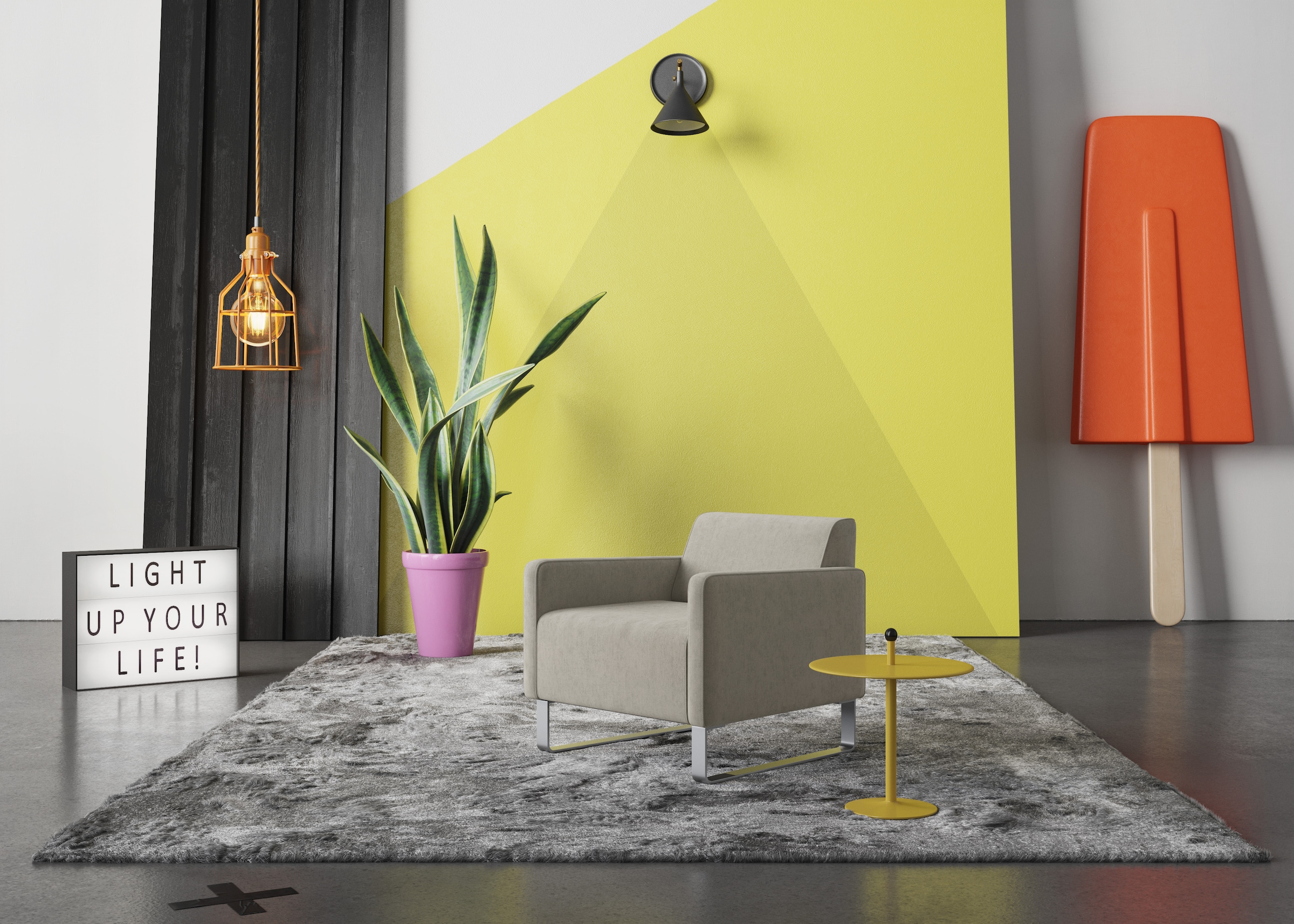 machalke® Sessel »single«, mit Metallkufen