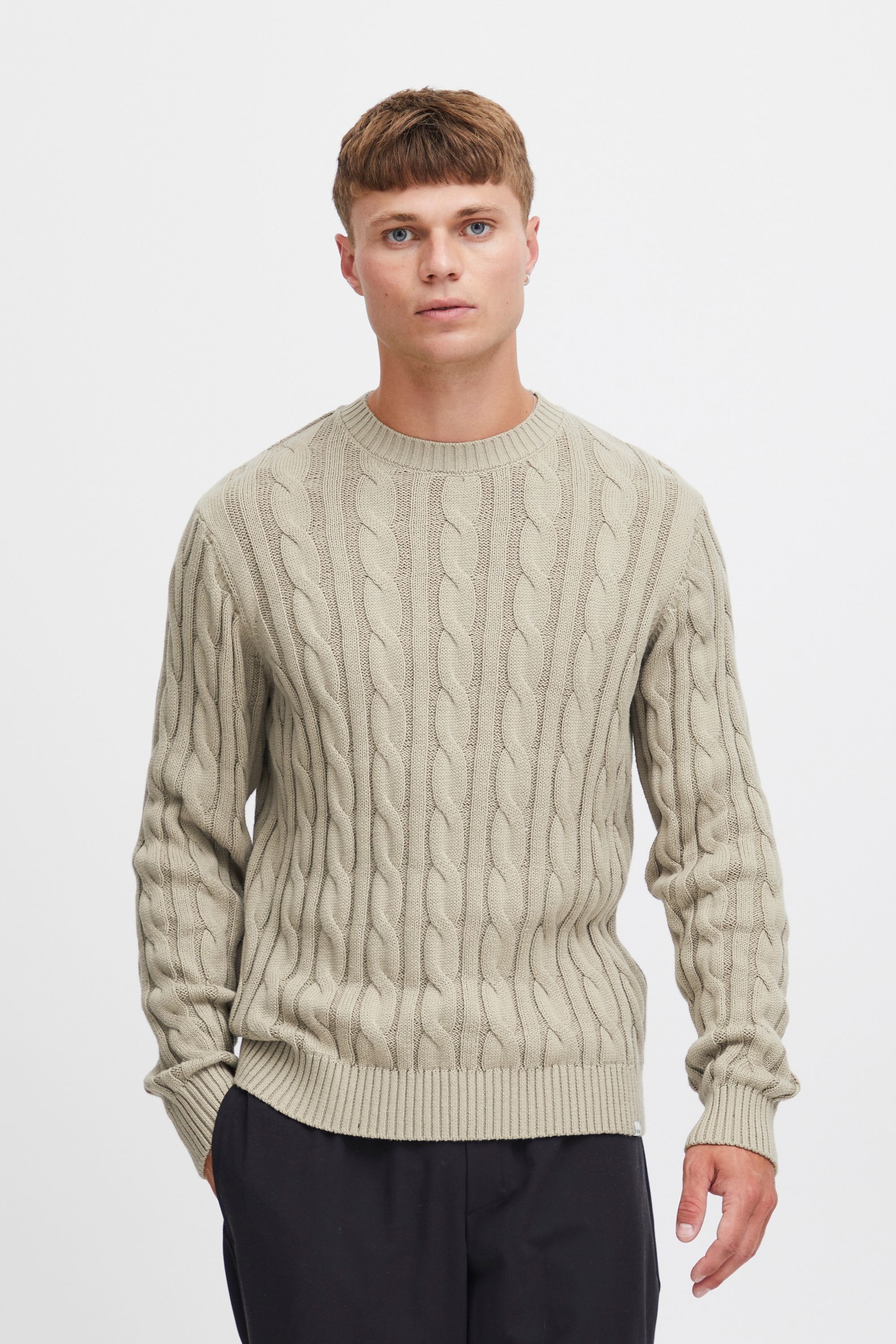 Solid Strickfleece-Pullover "Strickpullover SDGibril" günstig online kaufen