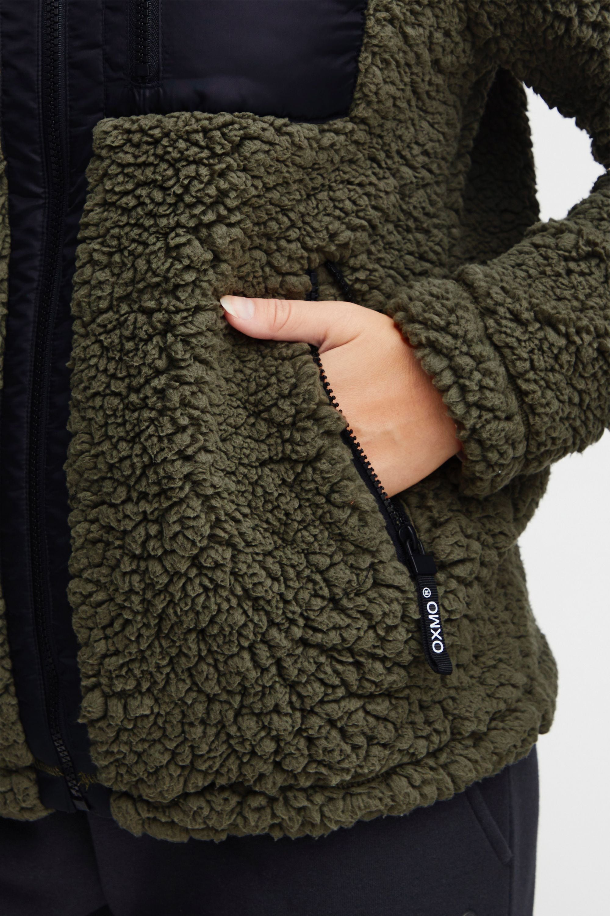 OXMO Sweatjacke »Fleecejacke OXEllin«