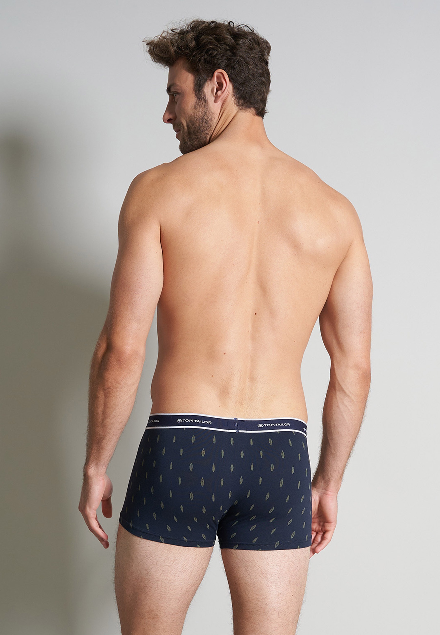 TOM TAILOR Boxershorts »Kentucky« Packung, 2er Pack, 2 weich, bequem, basic, eng, atmungsaktiv, Logobund, Baumwollmix