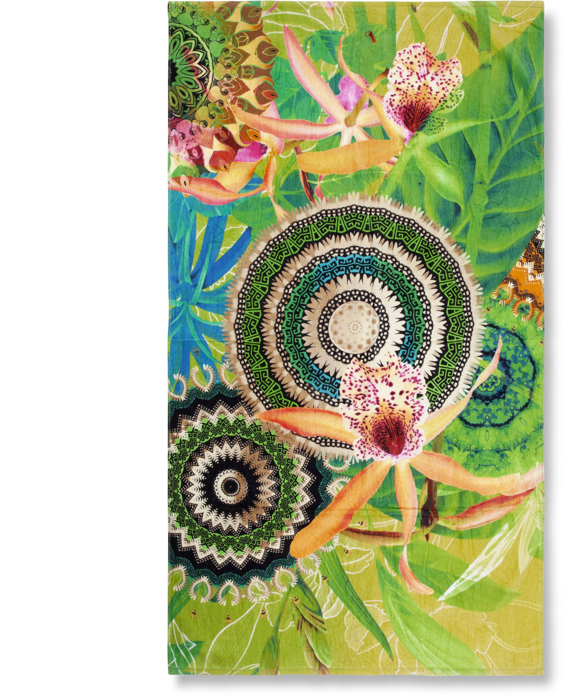 hip Strandtuch "Yissa" Baumwolle, Velours, 100x180, Weich, Strand, Erwachse günstig online kaufen