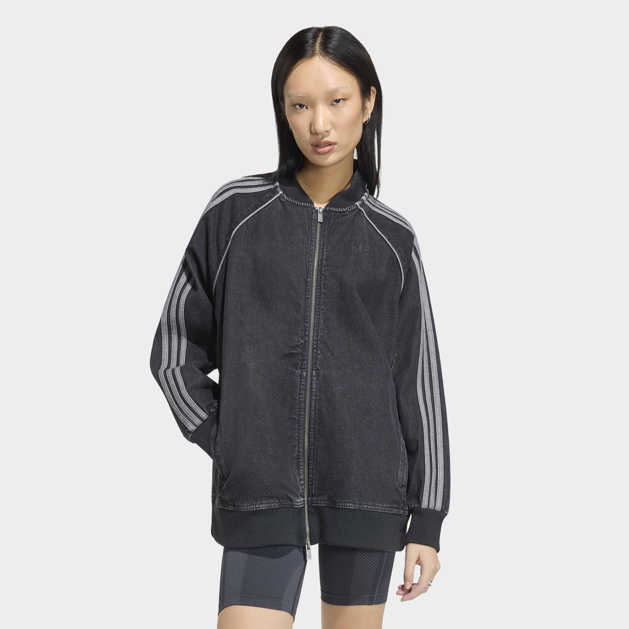 adidas Originals "SST OVERSIZE DENIM ORIGINALS" für Erwachsene, mit Reißverschluss, aus Baumwolle