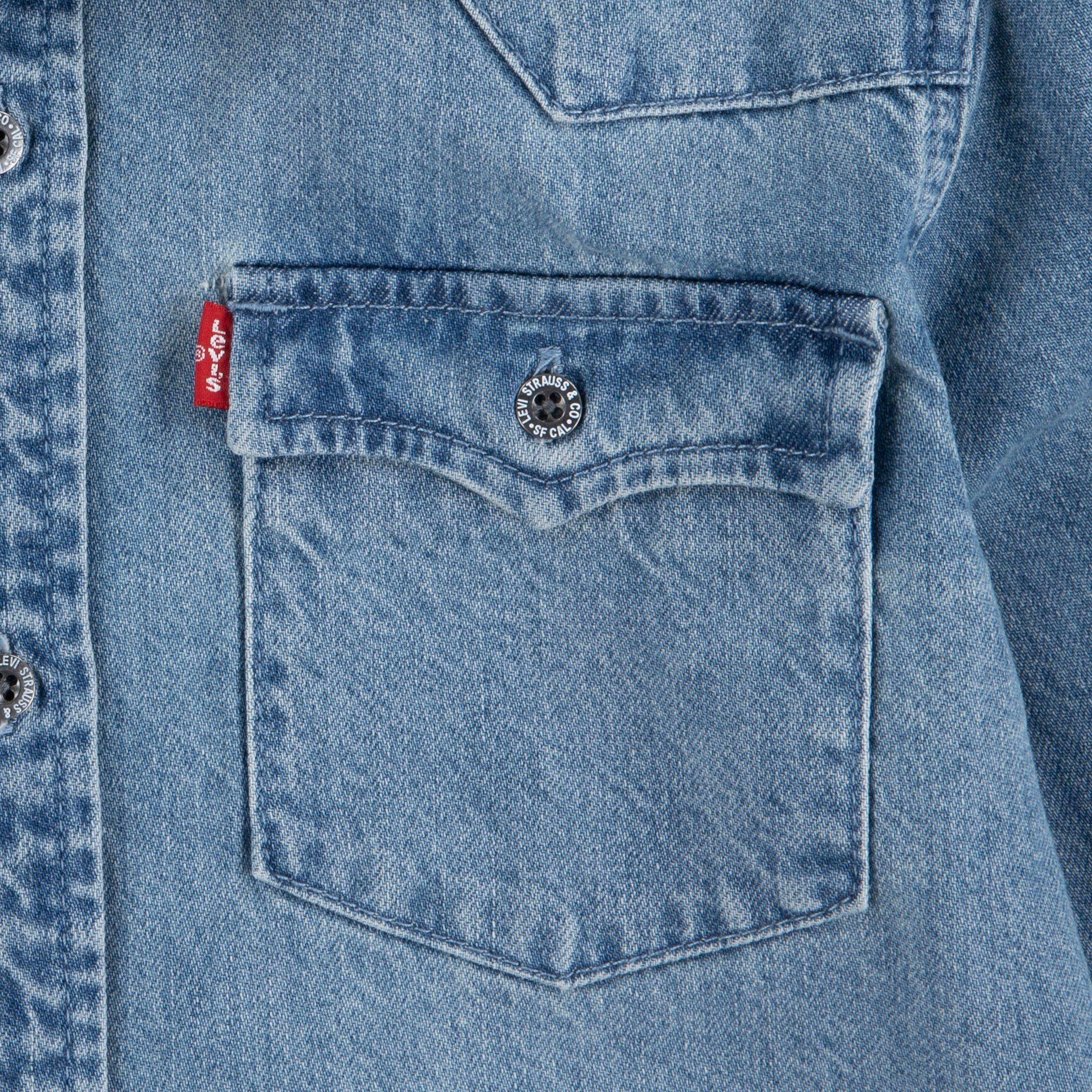 Thumbnail - Levis Kids Jeanshemd "LVB NEW BARSTOW WESTERN", im Western-Style