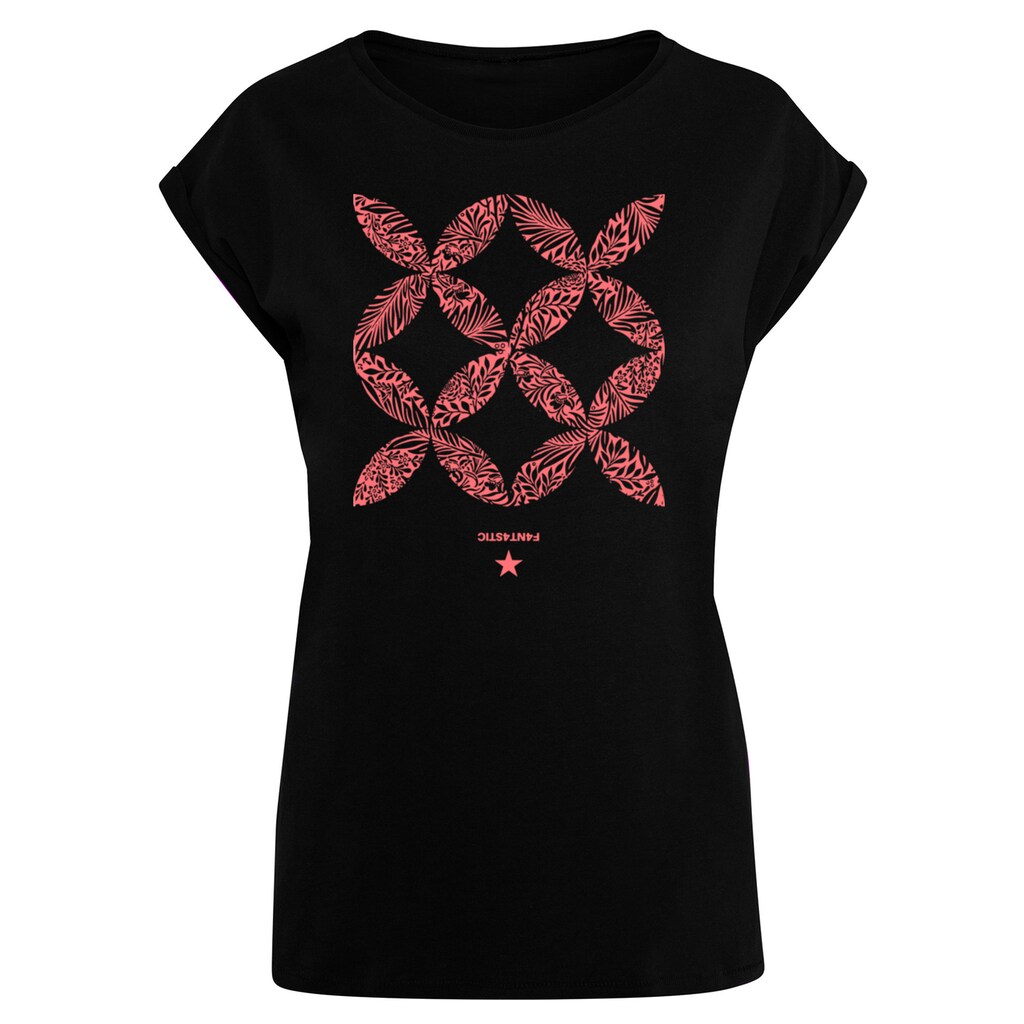 F4NT4STIC T-Shirt »Blumenmuster Coral«