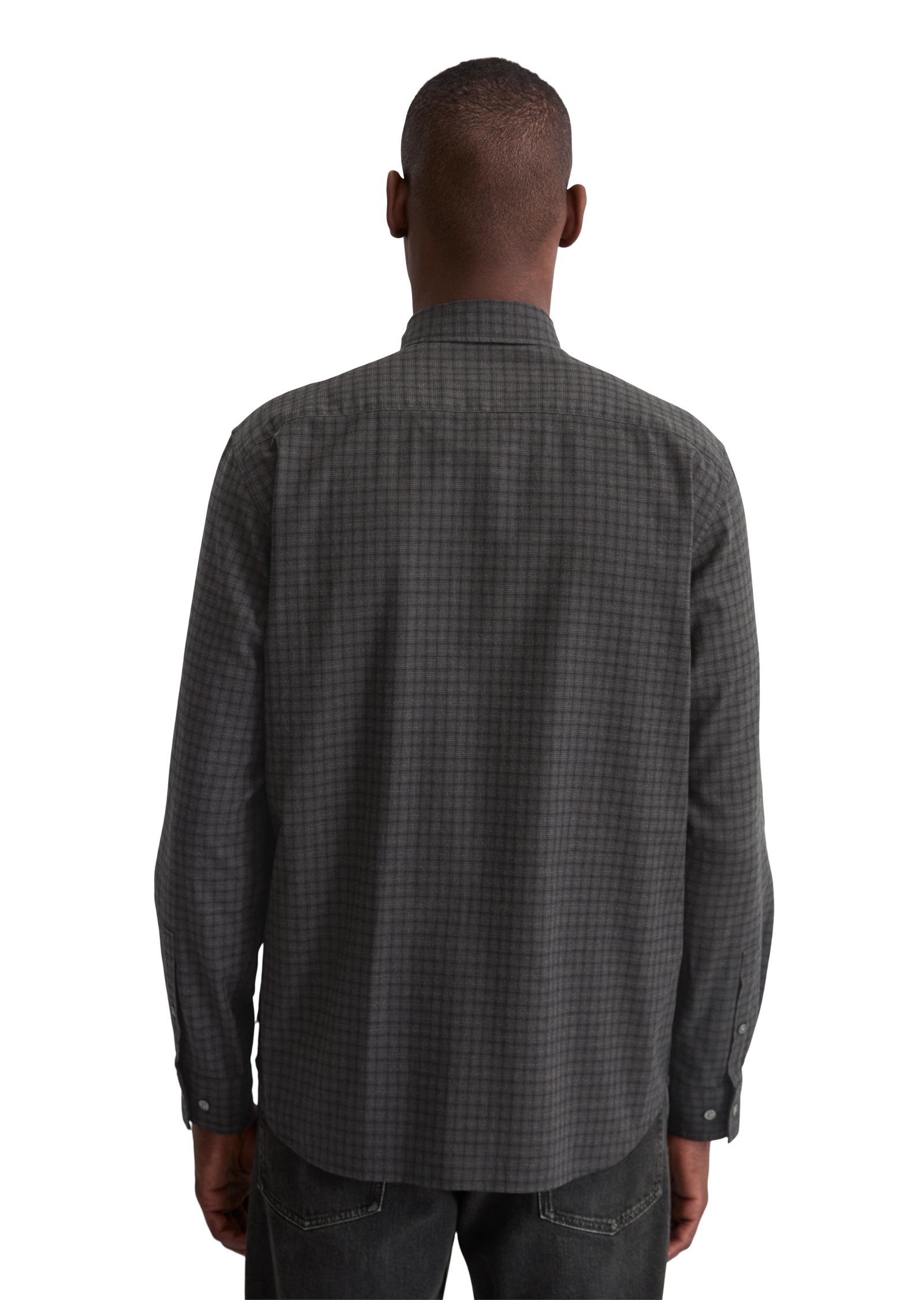 Thumbnail - Marc OPolo Langarmhemd "aus weichem Bio-Baumwoll-Flanell"