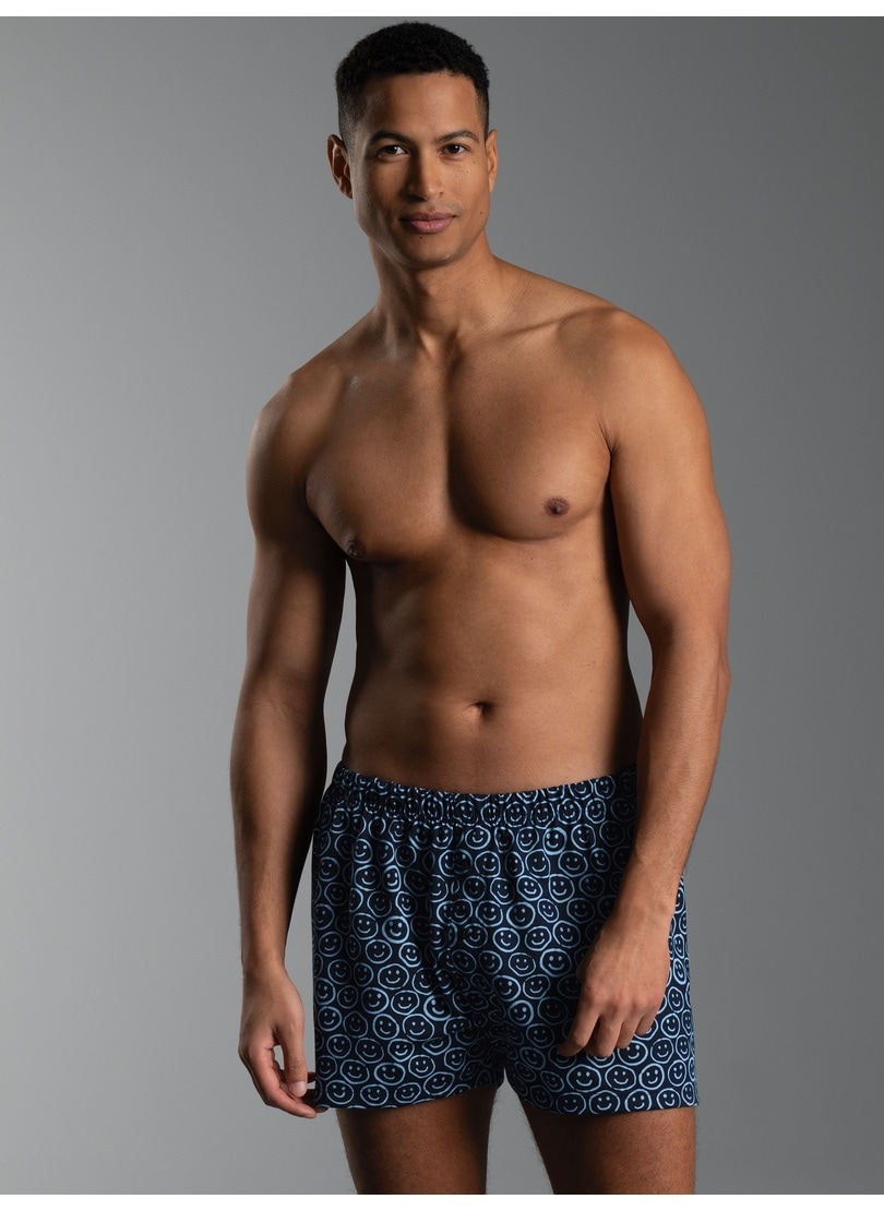 Trigema Boxershorts "TRIGEMA Boxer-Shorts mit freundlichem Smiley-Muster" 1 günstig online kaufen