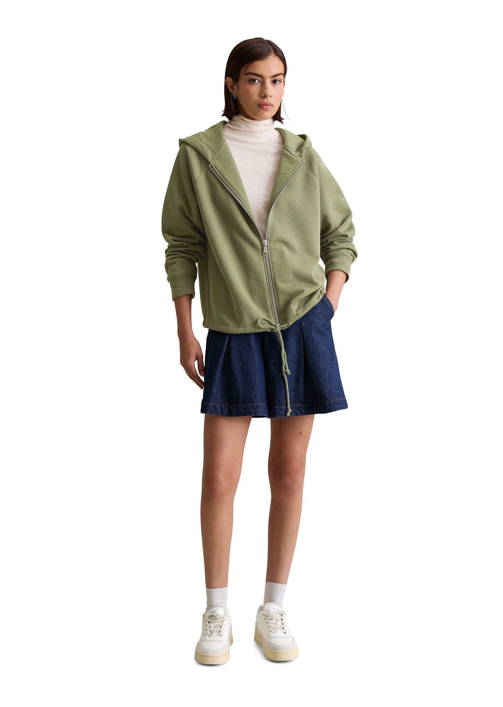 Marc O'Polo DENIM Sweatjacke »aus softem Bio-Baumwolle-Mix«