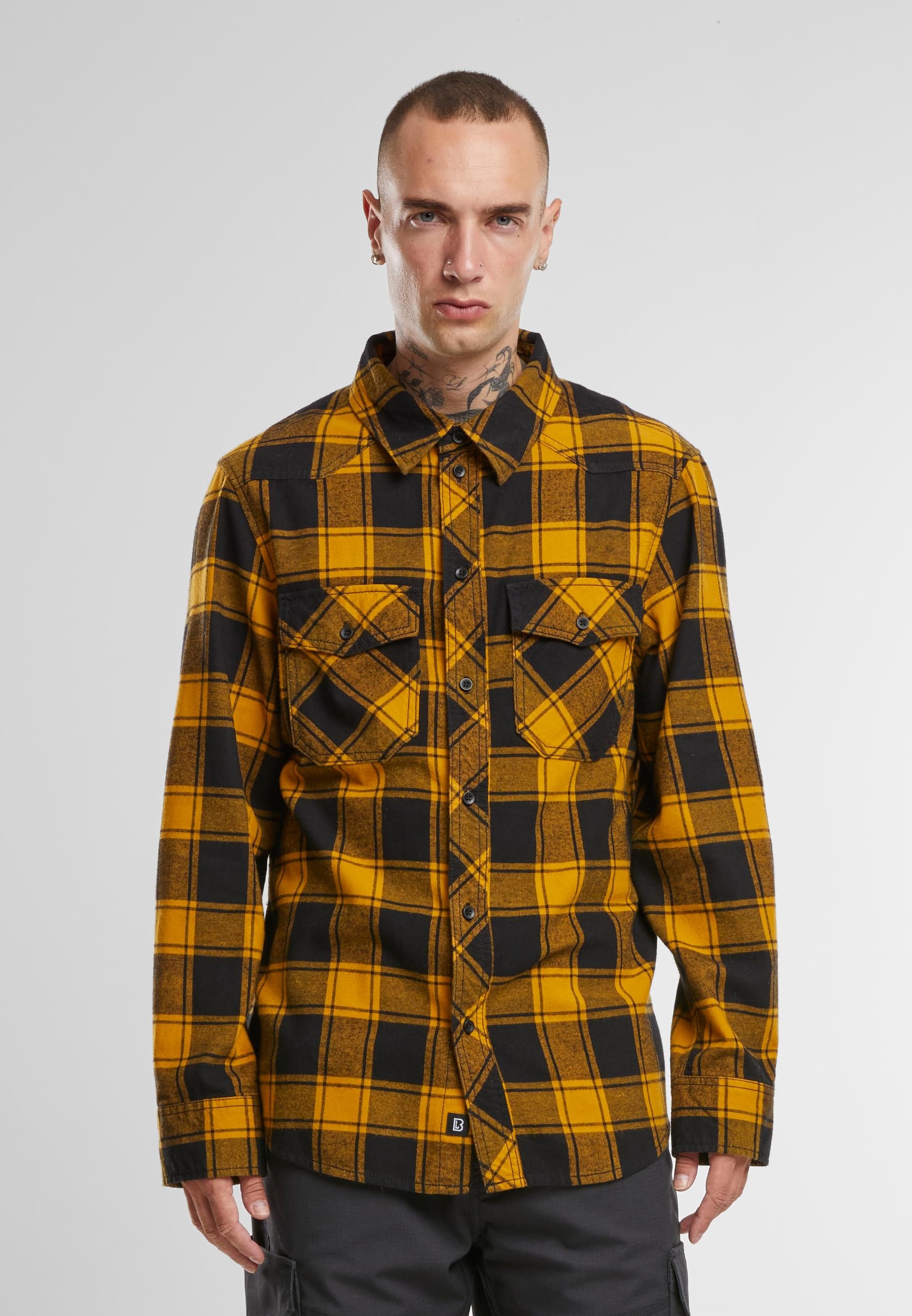 Thumbnail - Brandit Langarmhemd "Brandit Herren Checked Shirt", 1 Stk.