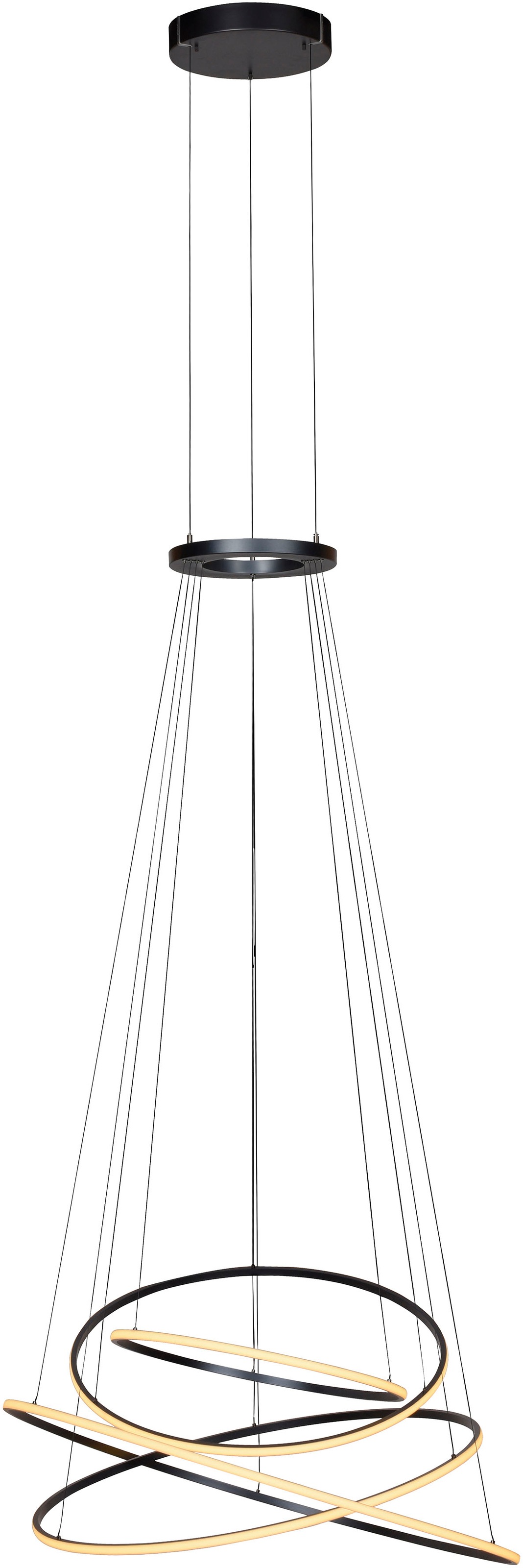 Neuhaus PURE LED Pendelleuchte »PURE E-Flying Rings« LED-Board 1 Stk. warmweiß - kaltweiß e-LIFT® Funktion, CCT, dimmbar über Fernbedienung