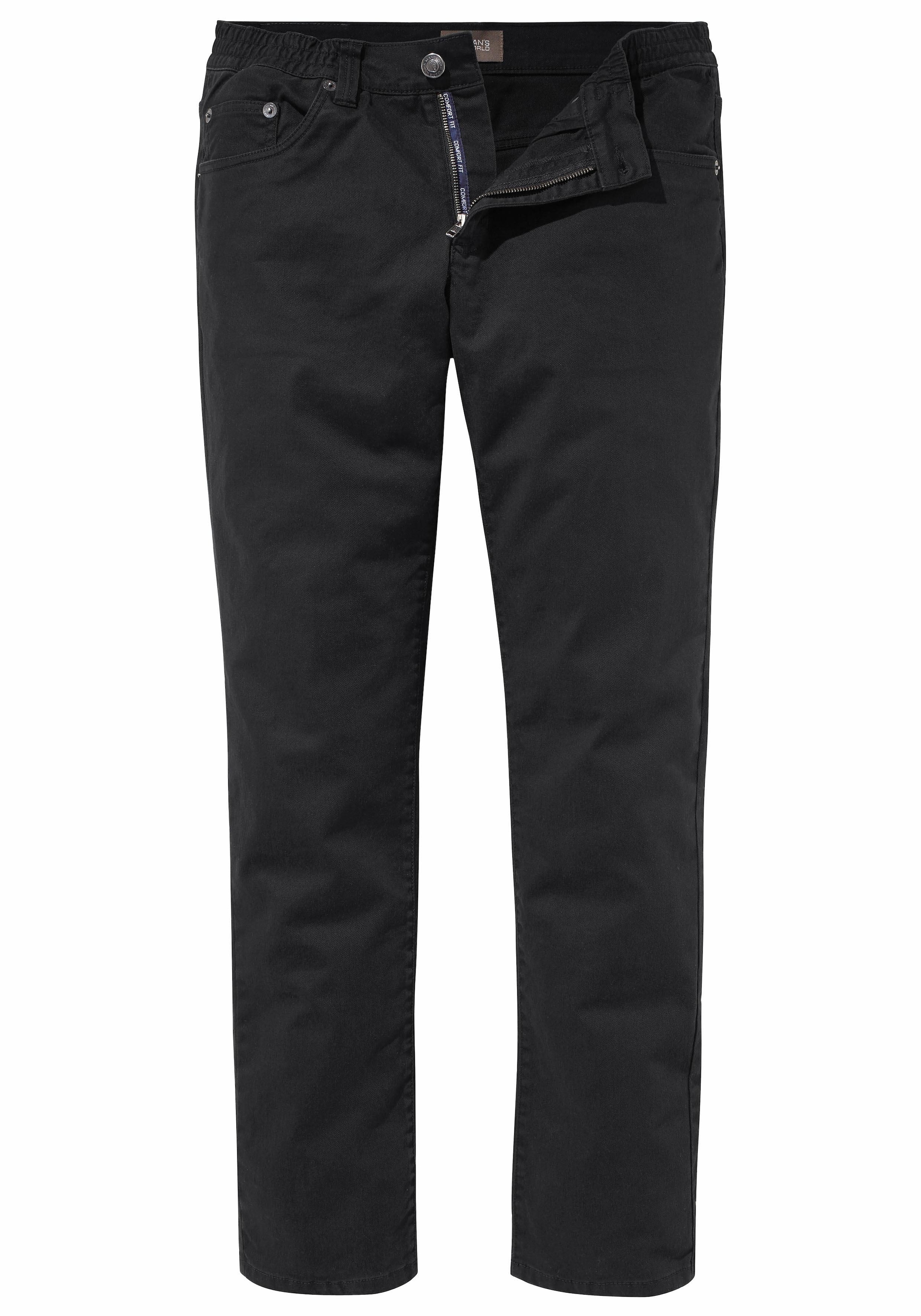 Man's World Dehnbund-Hose, Stretch - bequem mit seitlichem Gummizug