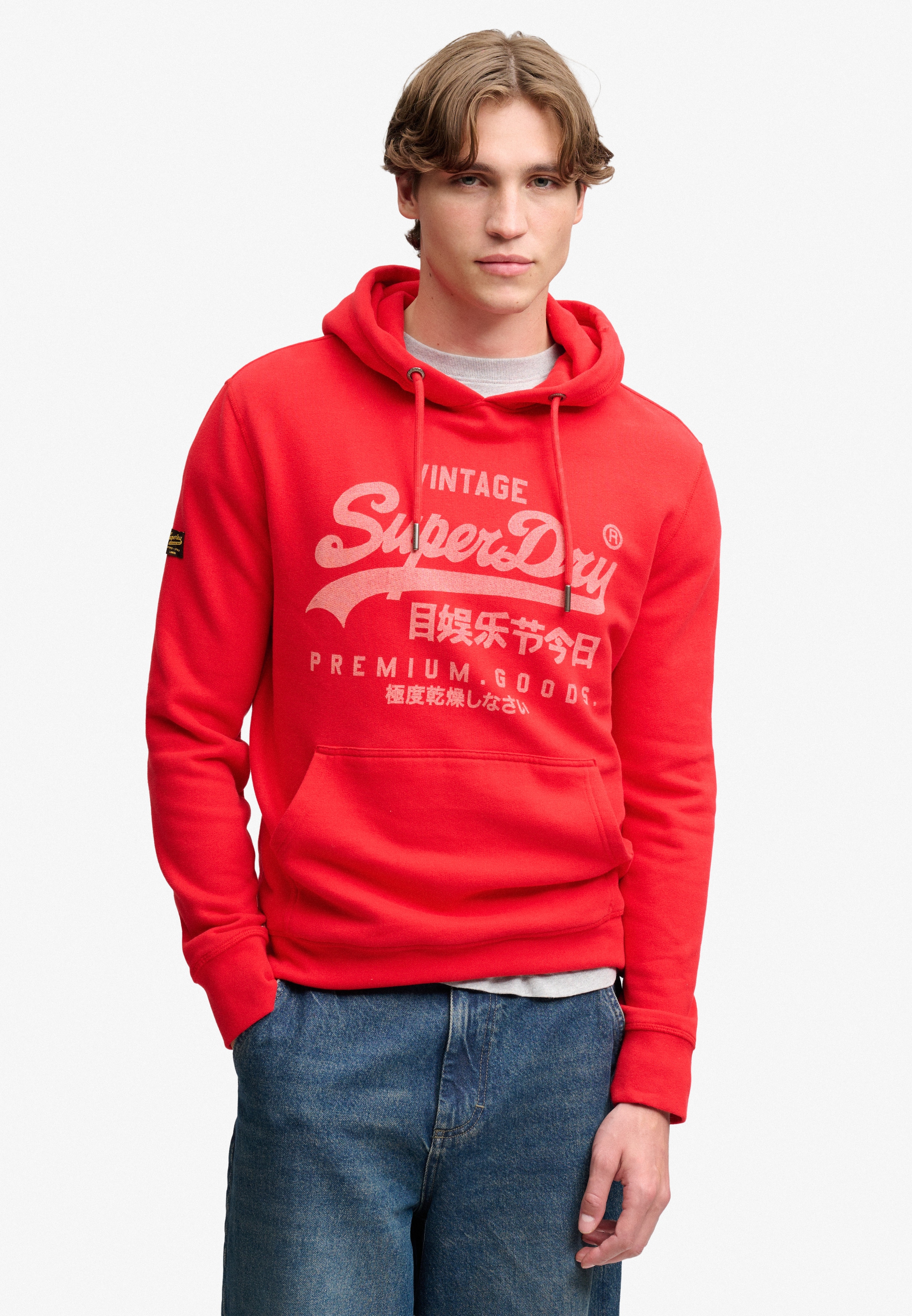 Superdry Kapuzensweatshirt »VL CLASSIC HOOD«, Baumwollmischung, relaxed fit
