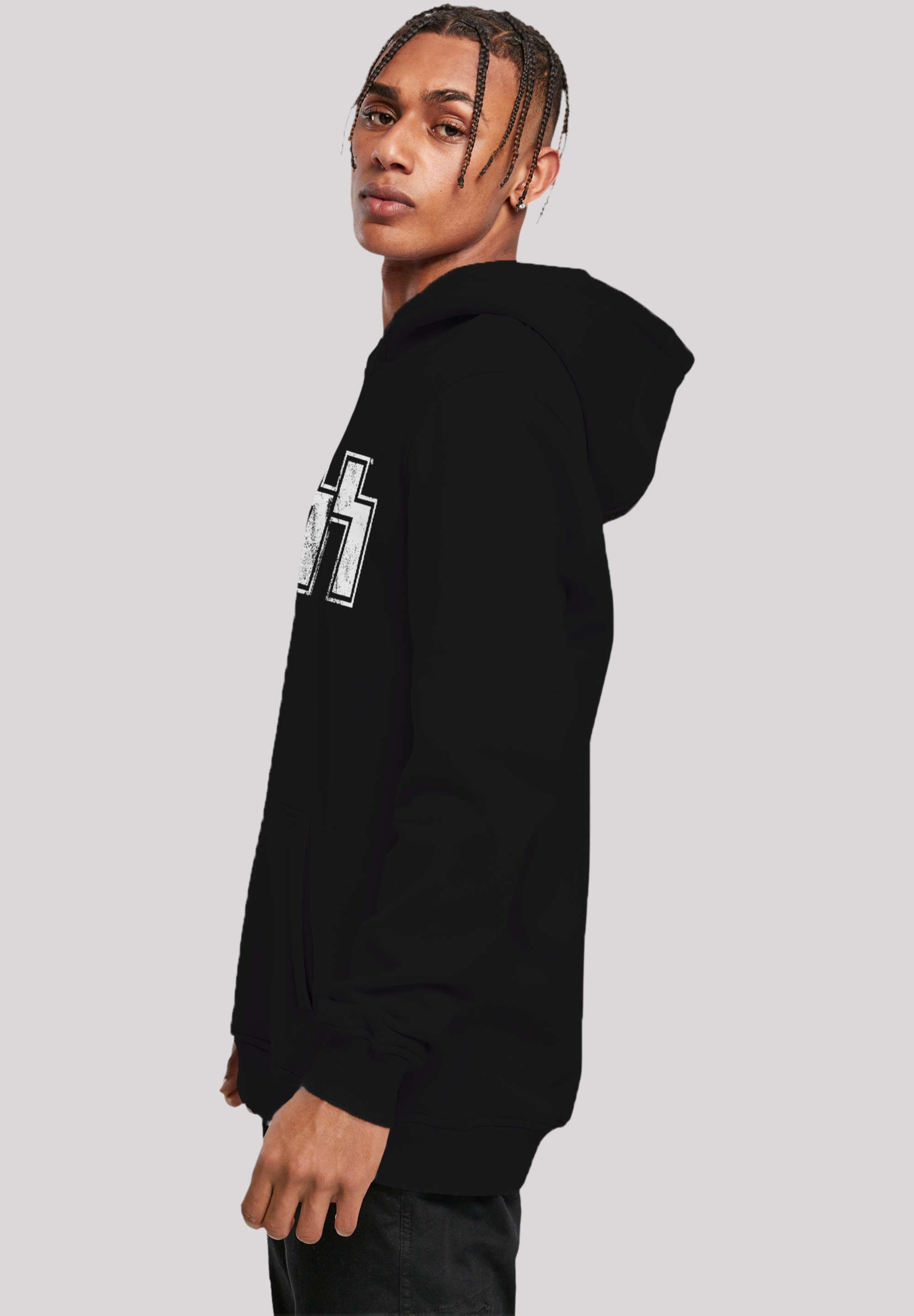 F4NT4STIC Kapuzenpullover »Kiss Rock Music Band Vintage Logo«, Premium Qualität, Band, Logo