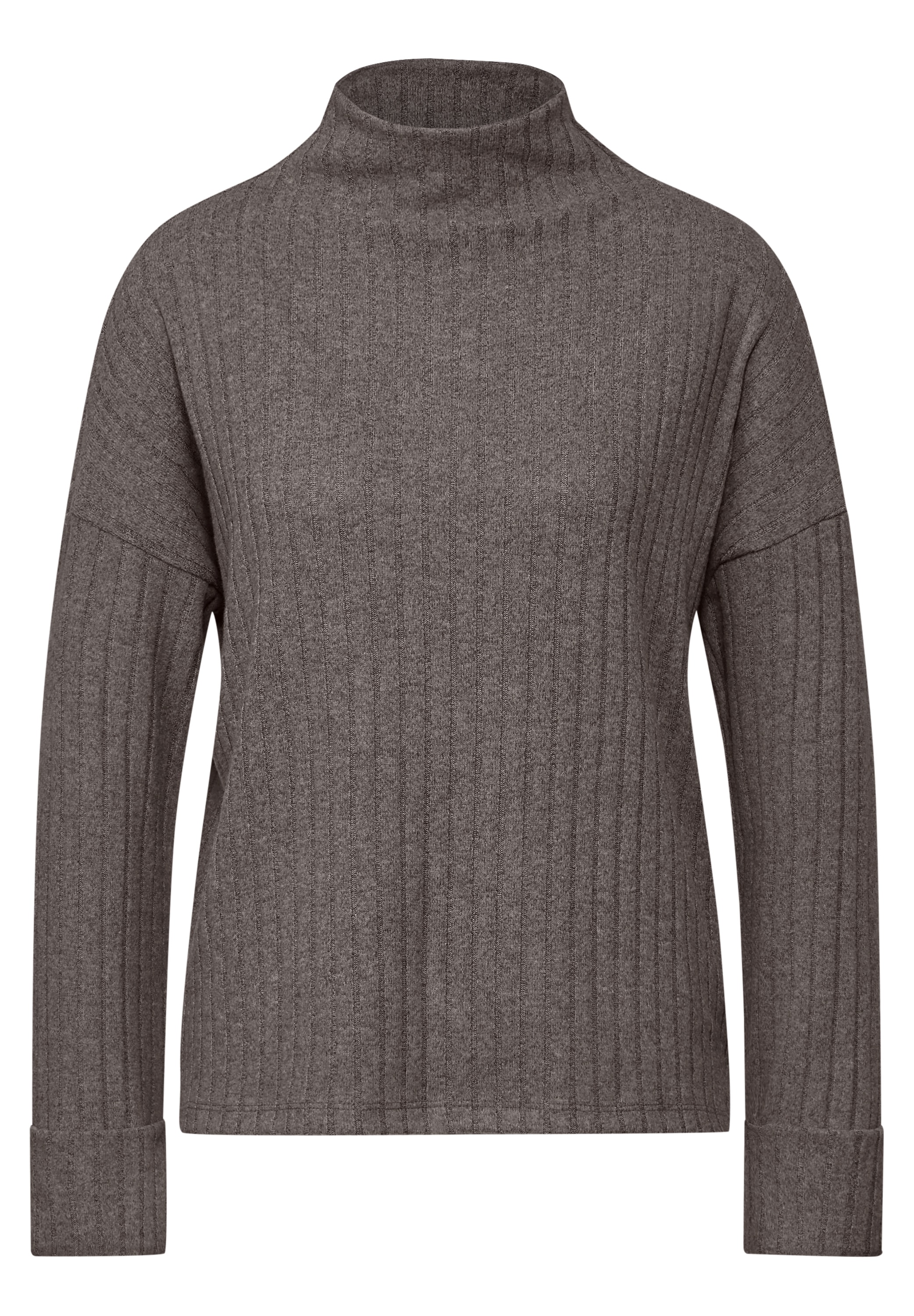 STREET ONE Langarmshirt, mit Ripp-Struktur