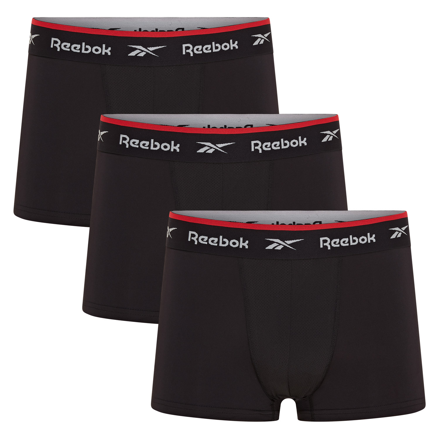 Reebok Trunk "REDGRAVE" 3er-Pack, basic, bequem, atmungsaktiv, mit Logo, breiter Bund