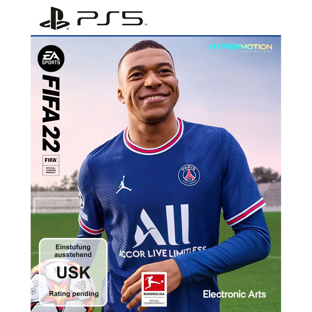 Electronic Arts Spielesoftware »FIFA 22 + DualSense Midnight Black«, PlayStation 5