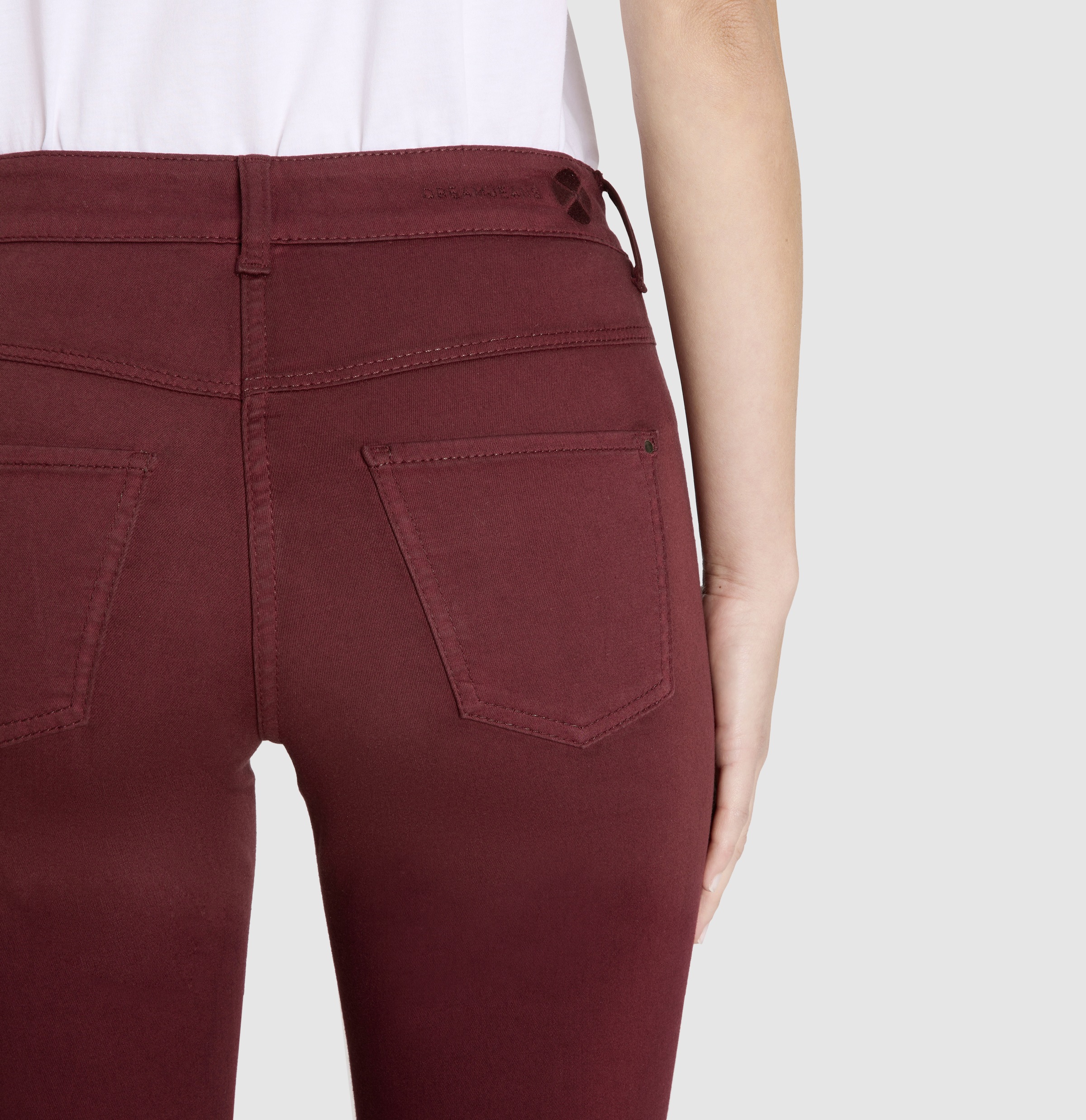 MAC Dream Women's Stretch Jeans Bordeaux 32 3