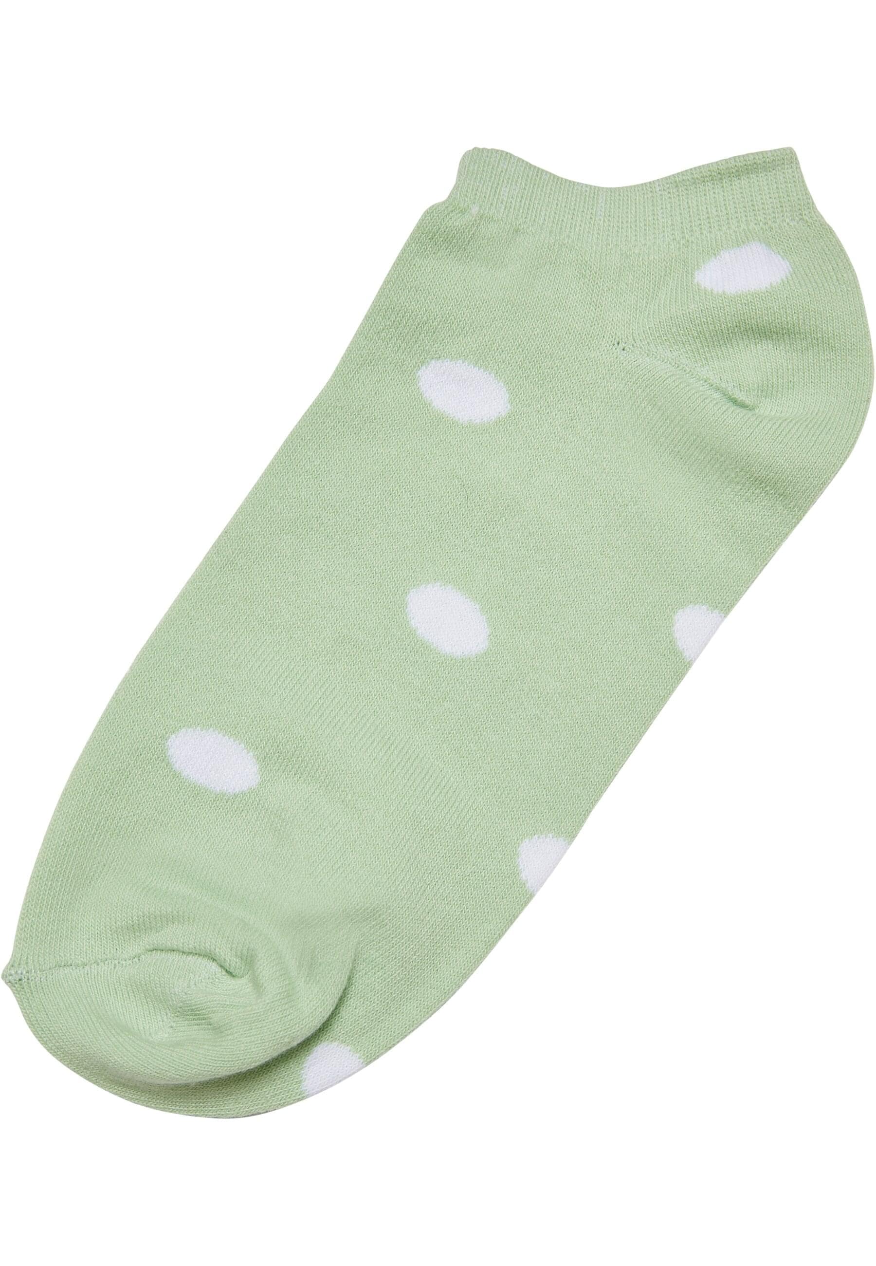 URBAN CLASSICS Basicsocken »Urban Classics Unisex No Show Socks Dots 5-Pack«, (1 Paar)