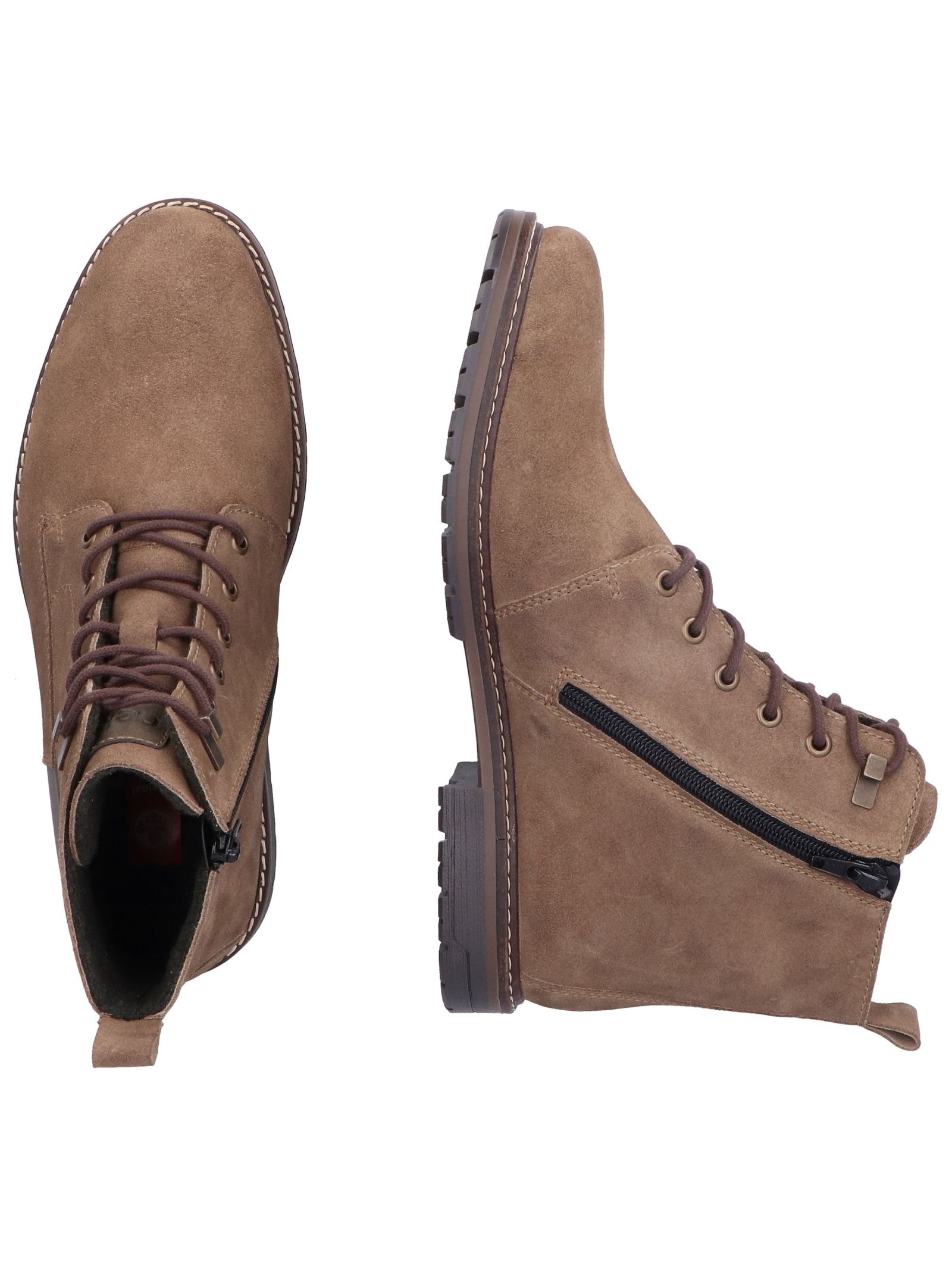 Rieker Schnürstiefelette »Rieker Stiefelette Leder/Textil«