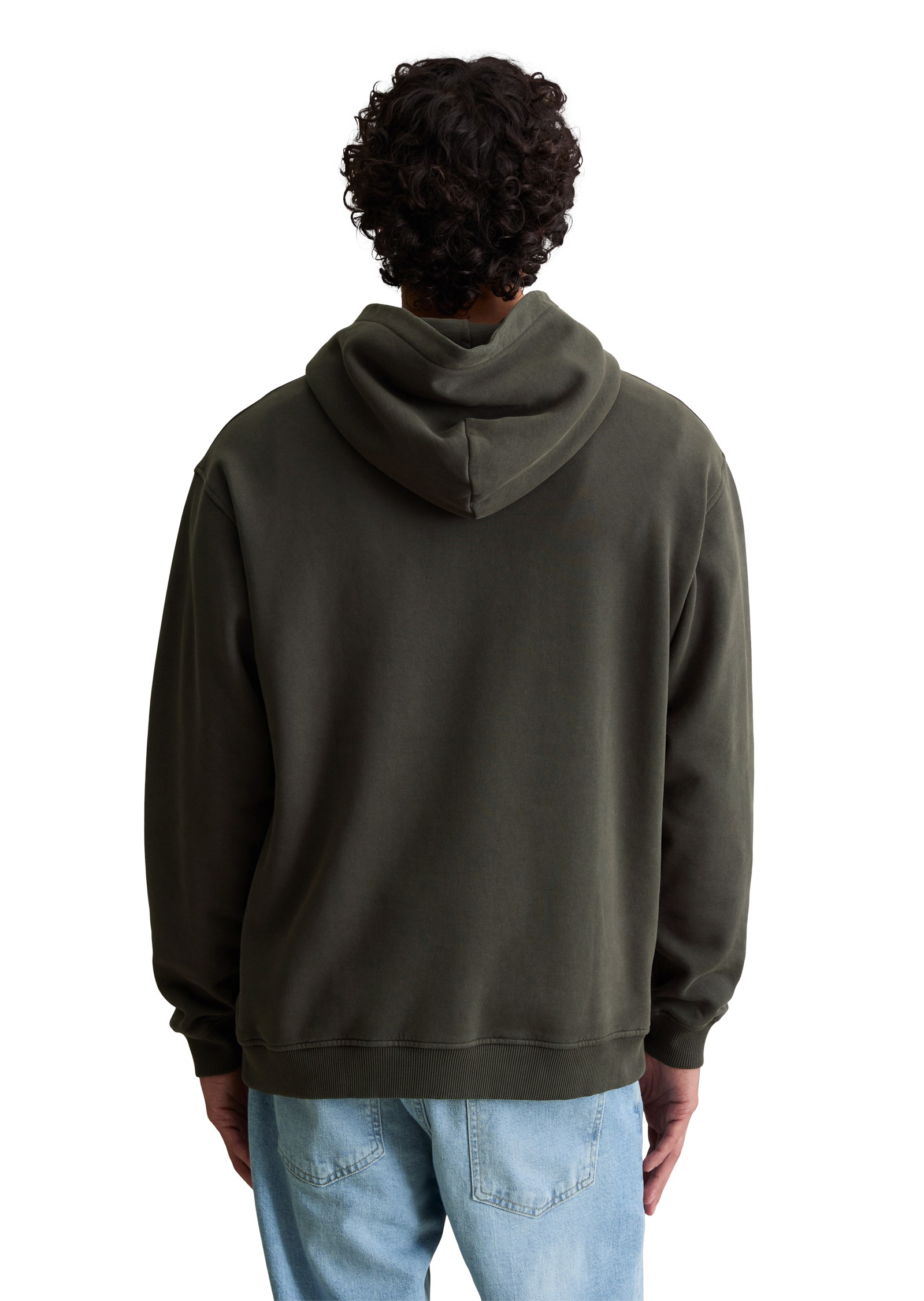 Marc OPolo DENIM Hoodie, relaxed fit, Kängurutasche, Logoschriftzug günstig online kaufen