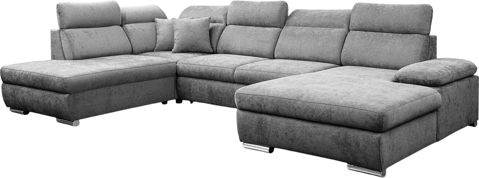 WERK2 Wohnlandschaft »Cordoba inkl. Bett, Bettkasten & Kopfteilfunktion, Breite 359 cm«