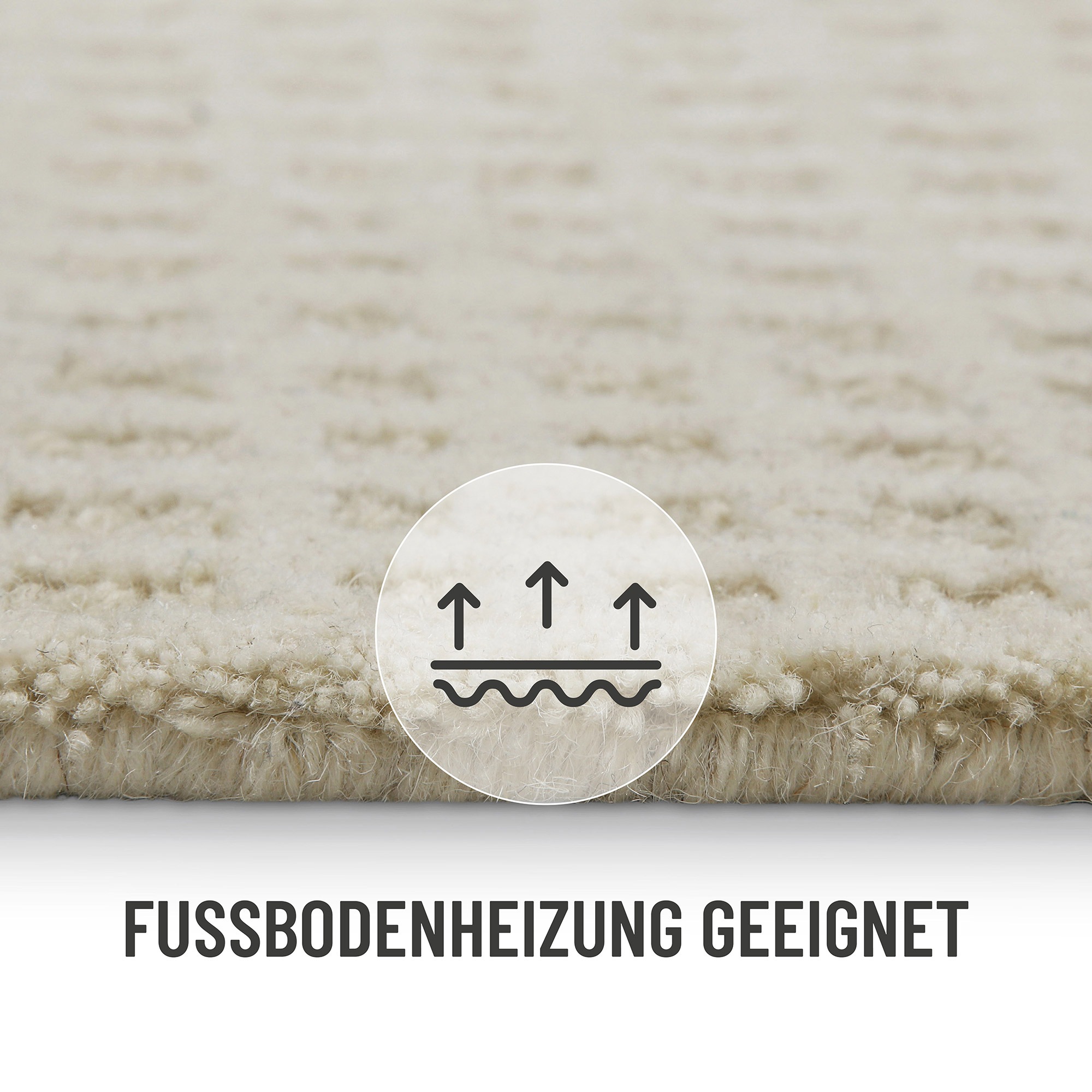 Wecon home Teppich »Hamptons THIRTY«, rund, 17 mm Höhe, Kurzflor, Wohnzimmer, Schlafzimmer, elegant, robust, kariert
