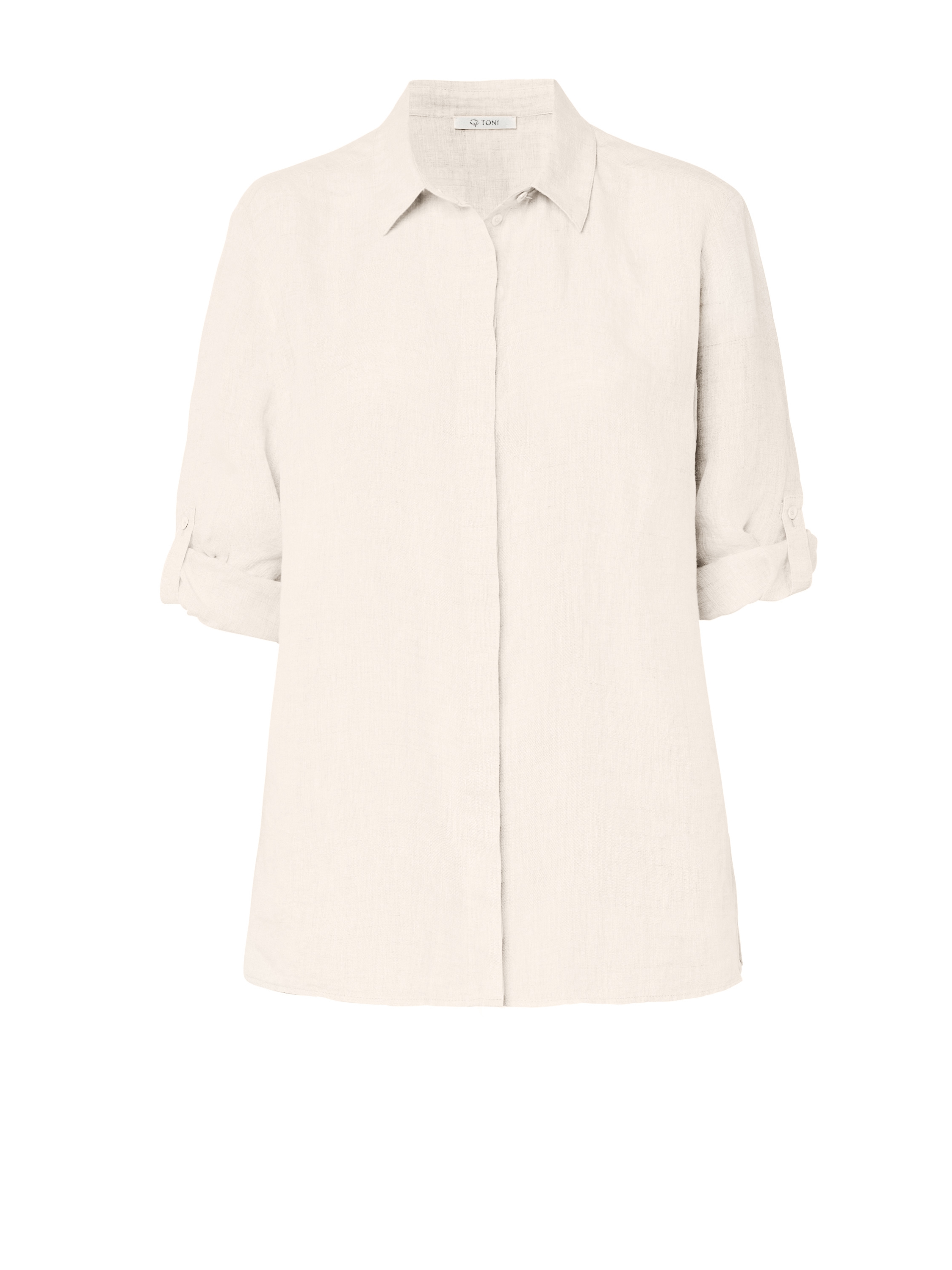 TONI Klassische Bluse »Clay 3/4-Arm« aus sommerlicher Leinenqualität