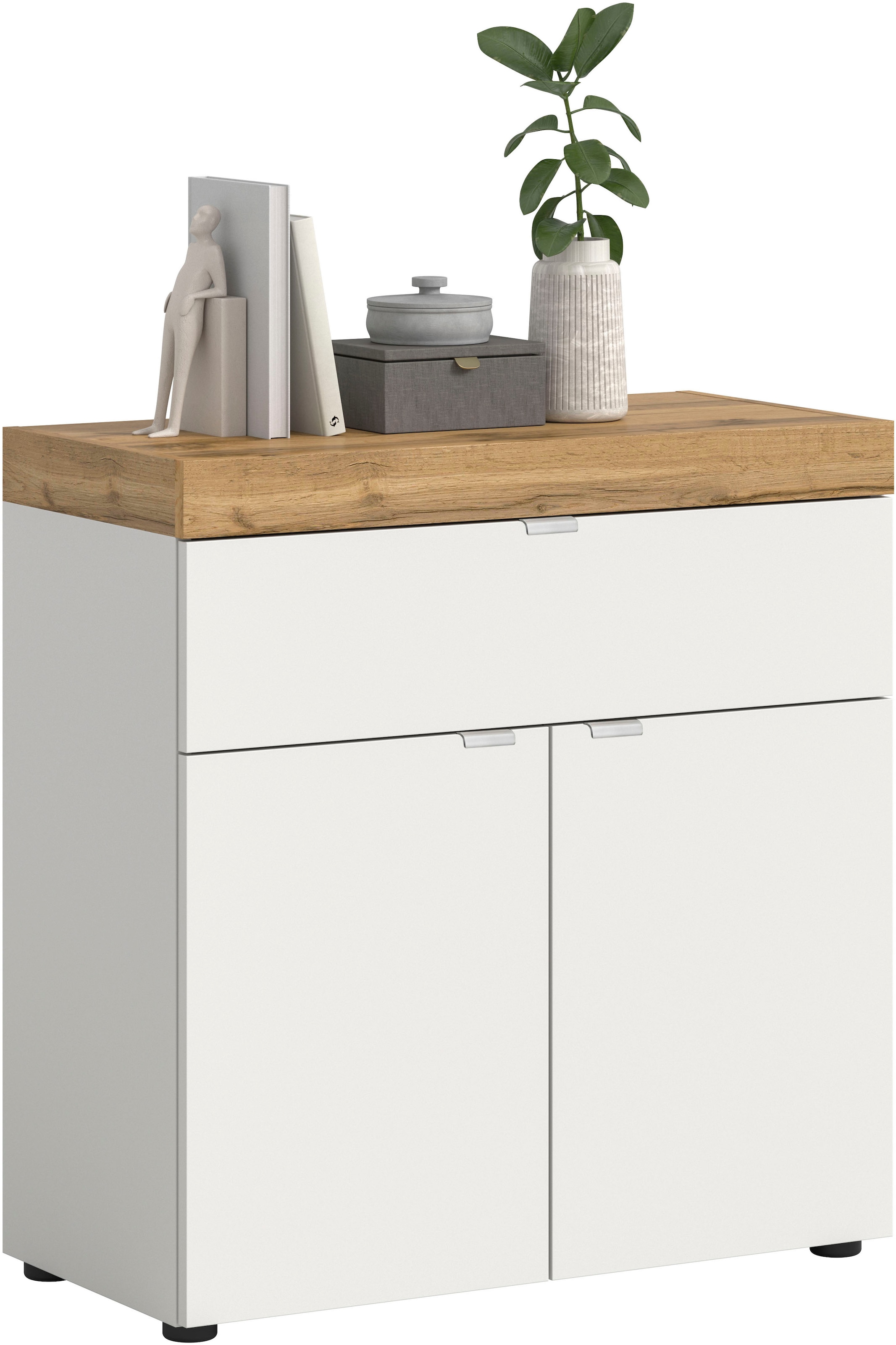 OTTO home Kommode "MAMBO II, Breite 77cm, 2 Türen, 1 Einlegeboden, 1 Schubkasten" 1 Stk. tlg. Kommode, Anrichte, Wohnzimmer, Schlafzimmer