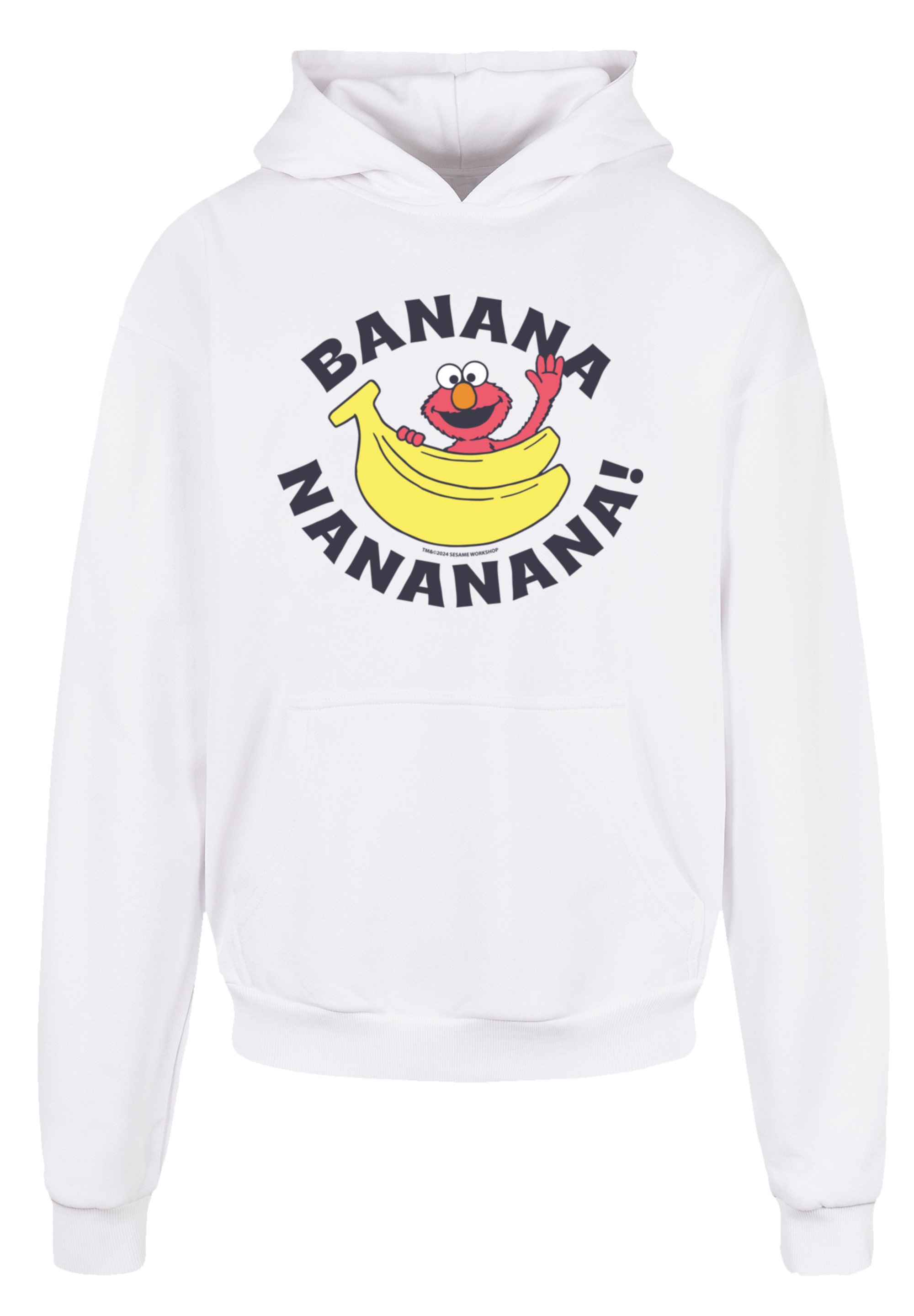 F4NT4STIC Kapuzenpullover »Sesamstraße Elmo Banana«, Premium Qualität
