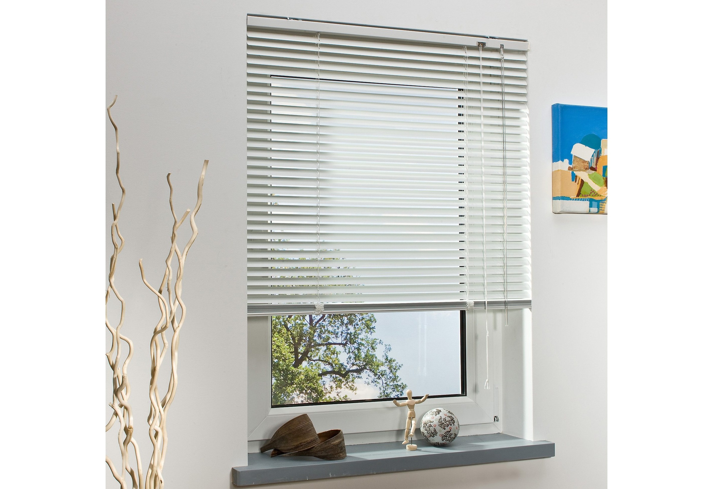 Liedeco Jalousie "Aluminium-Jalousie" mit Bohren freihängend Aluminium günstig online kaufen