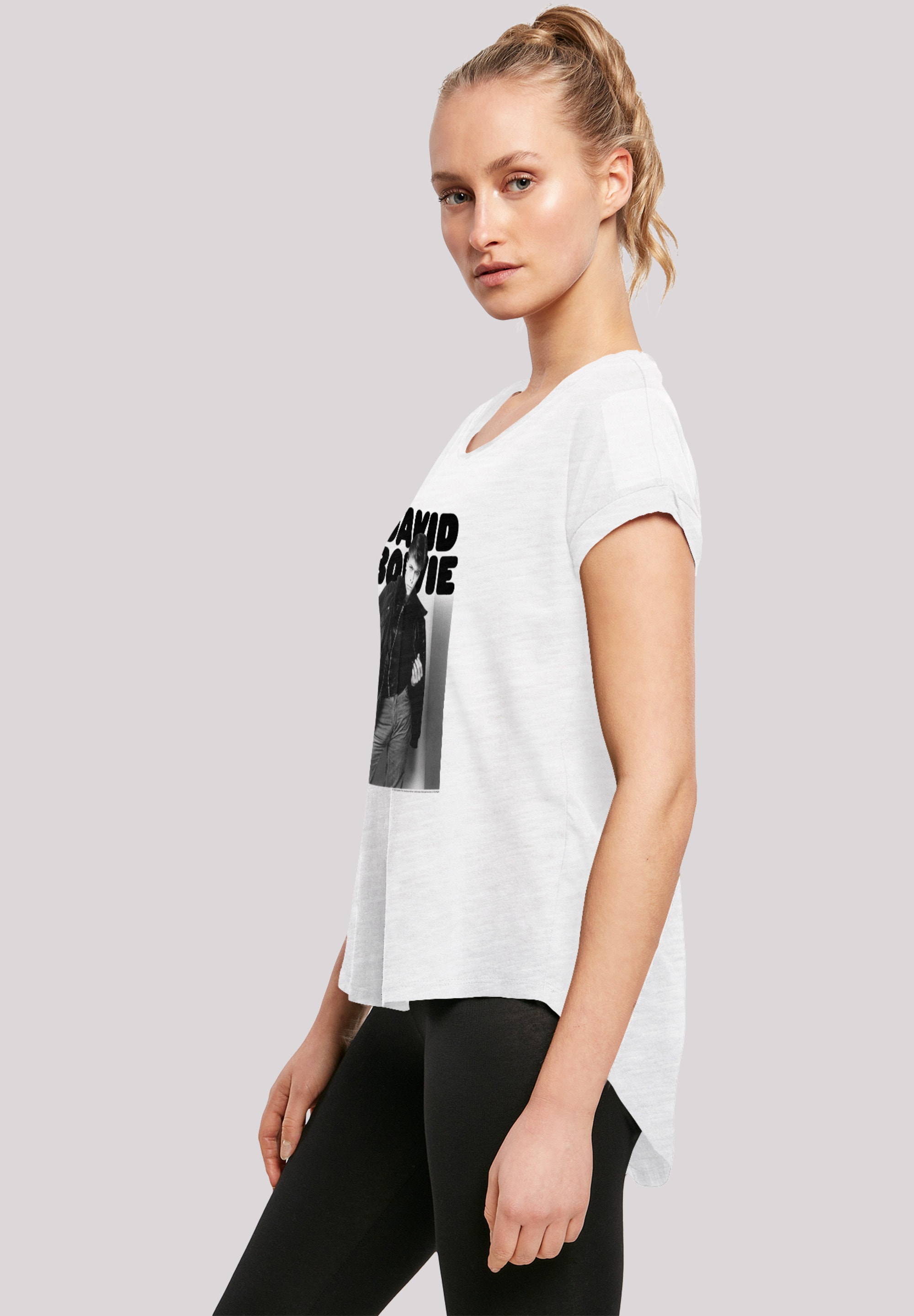 F4NT4STIC T-Shirt »David Bowie Jacket Photograph«, Print