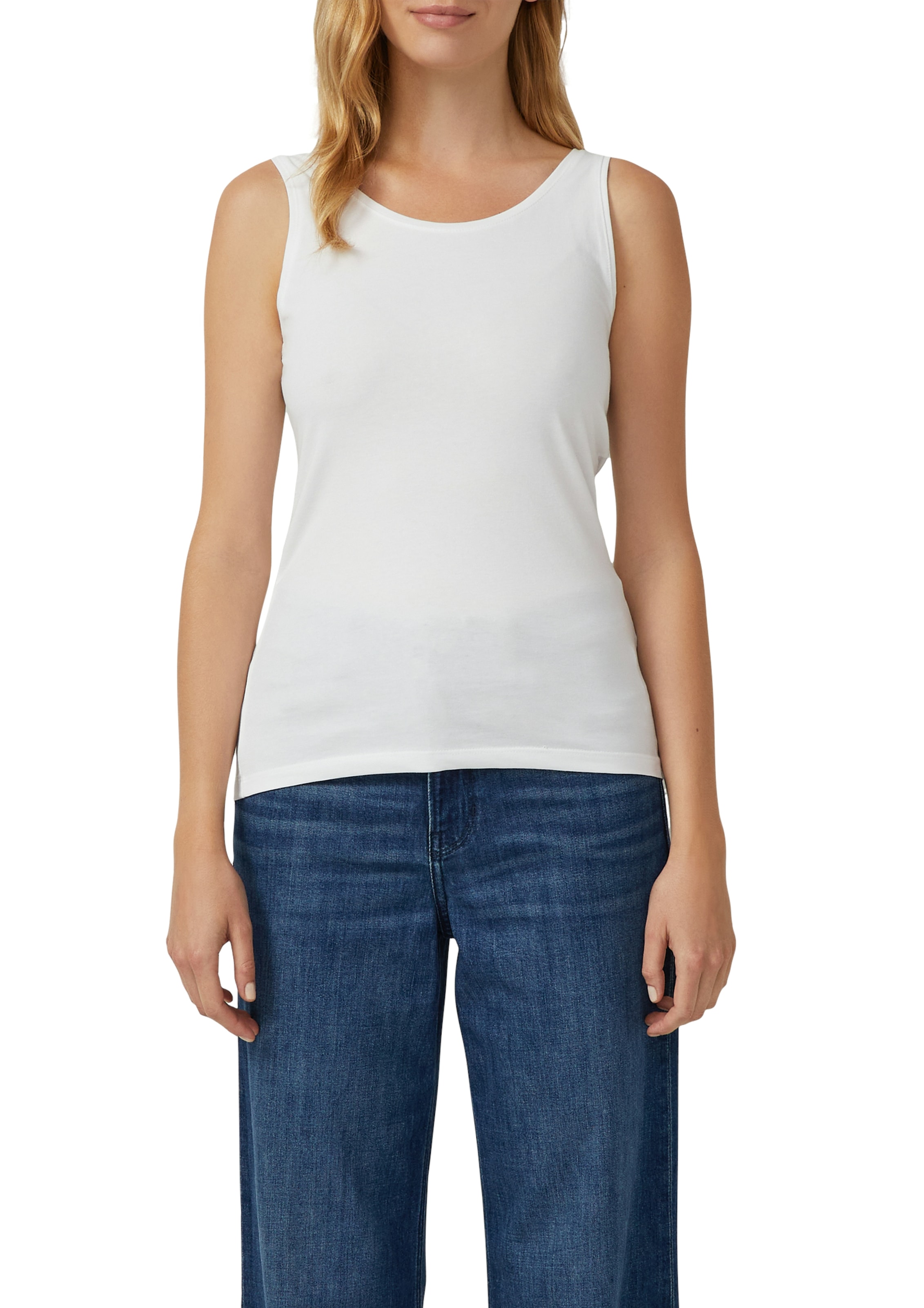 s.Oliver Tanktop, (2 tlg.), 2-er Pack, Sommertop, mit Stretch