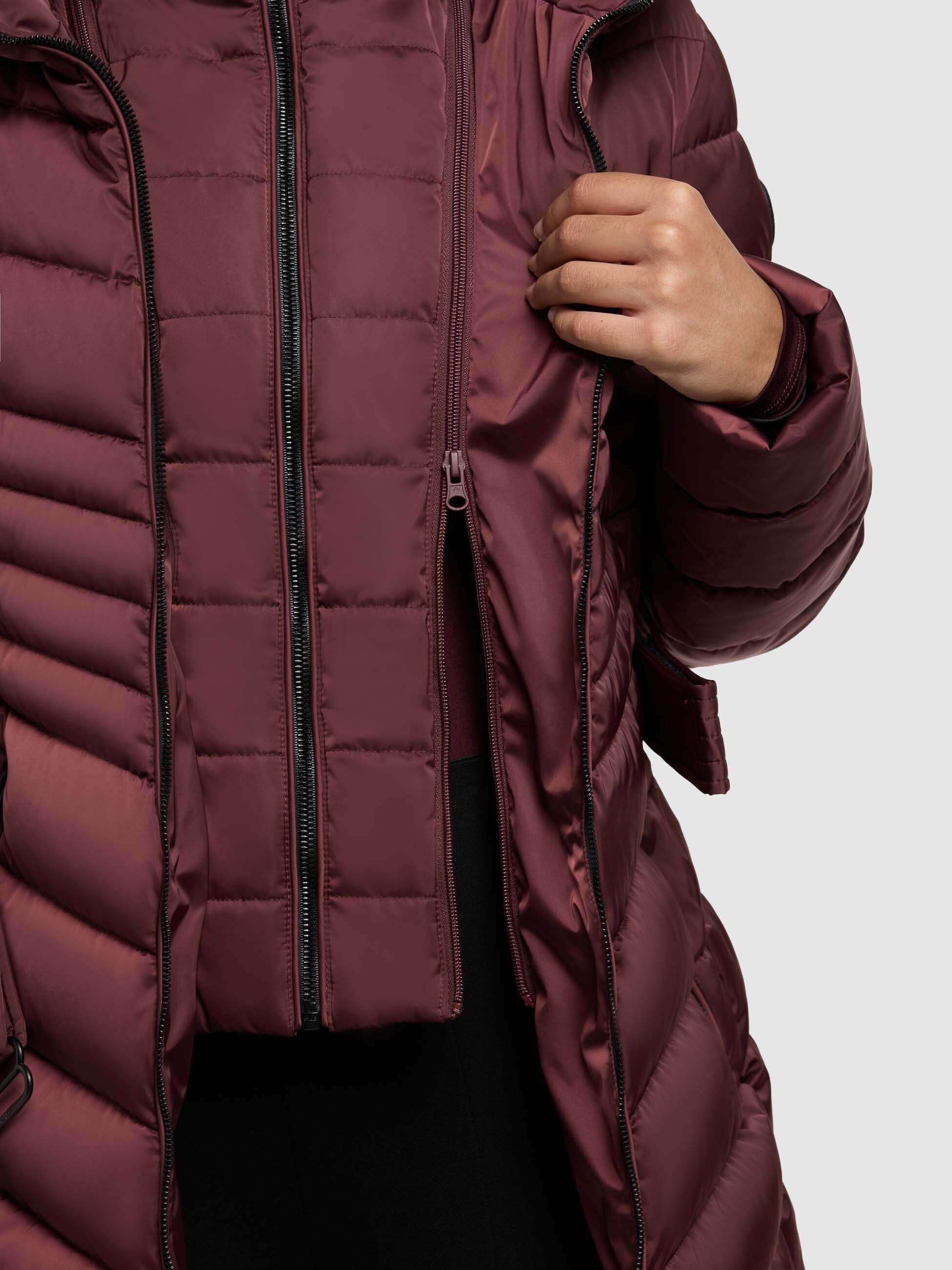 khujo Steppjacke »KINA« mit Kapuze