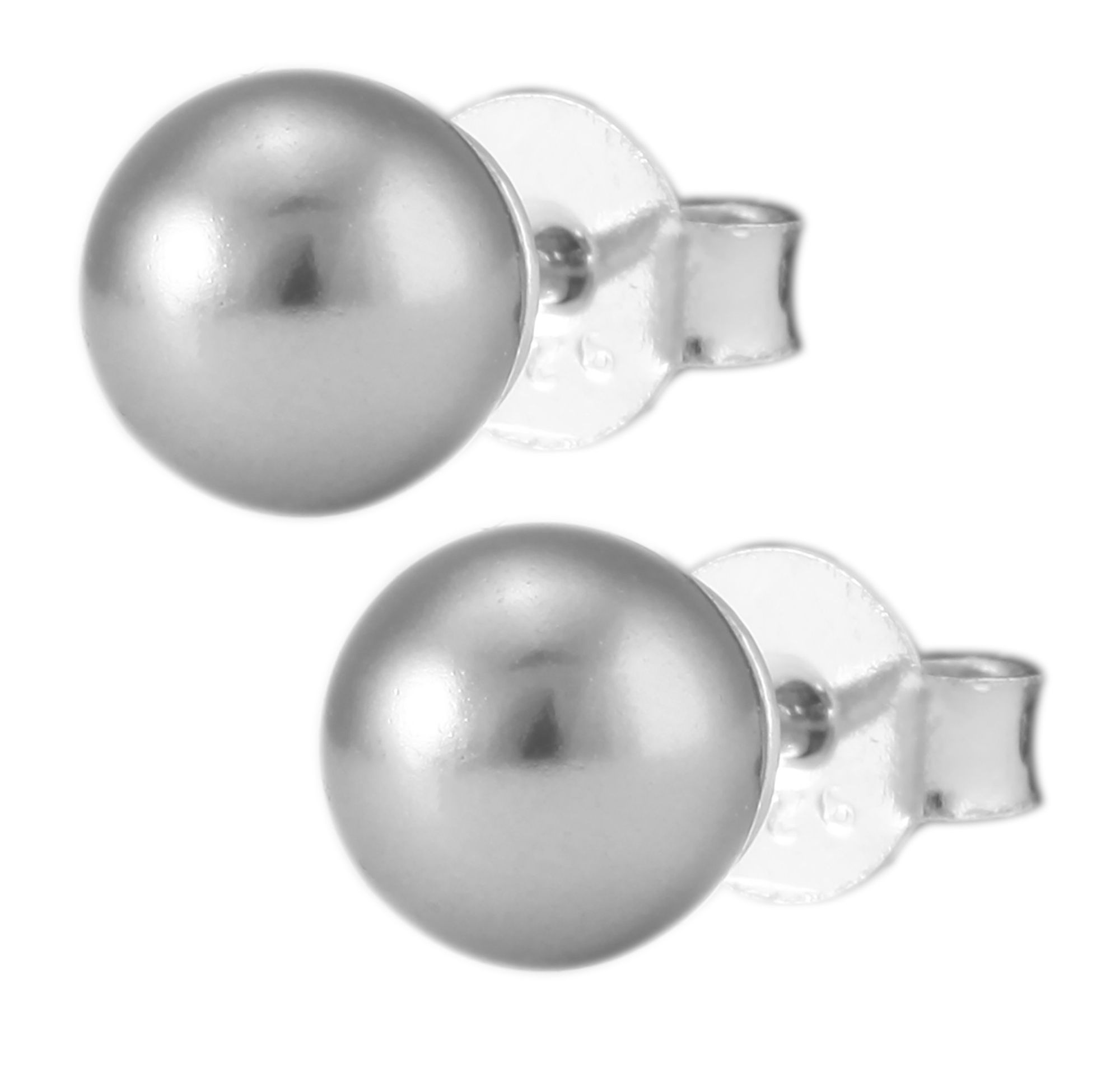 Adelia´s Paar Ohrhänger "Ohrringe – Ohrstecker aus 925 Silber mit Perle" Perfekt als Geschenk zum einen besonderen Tag