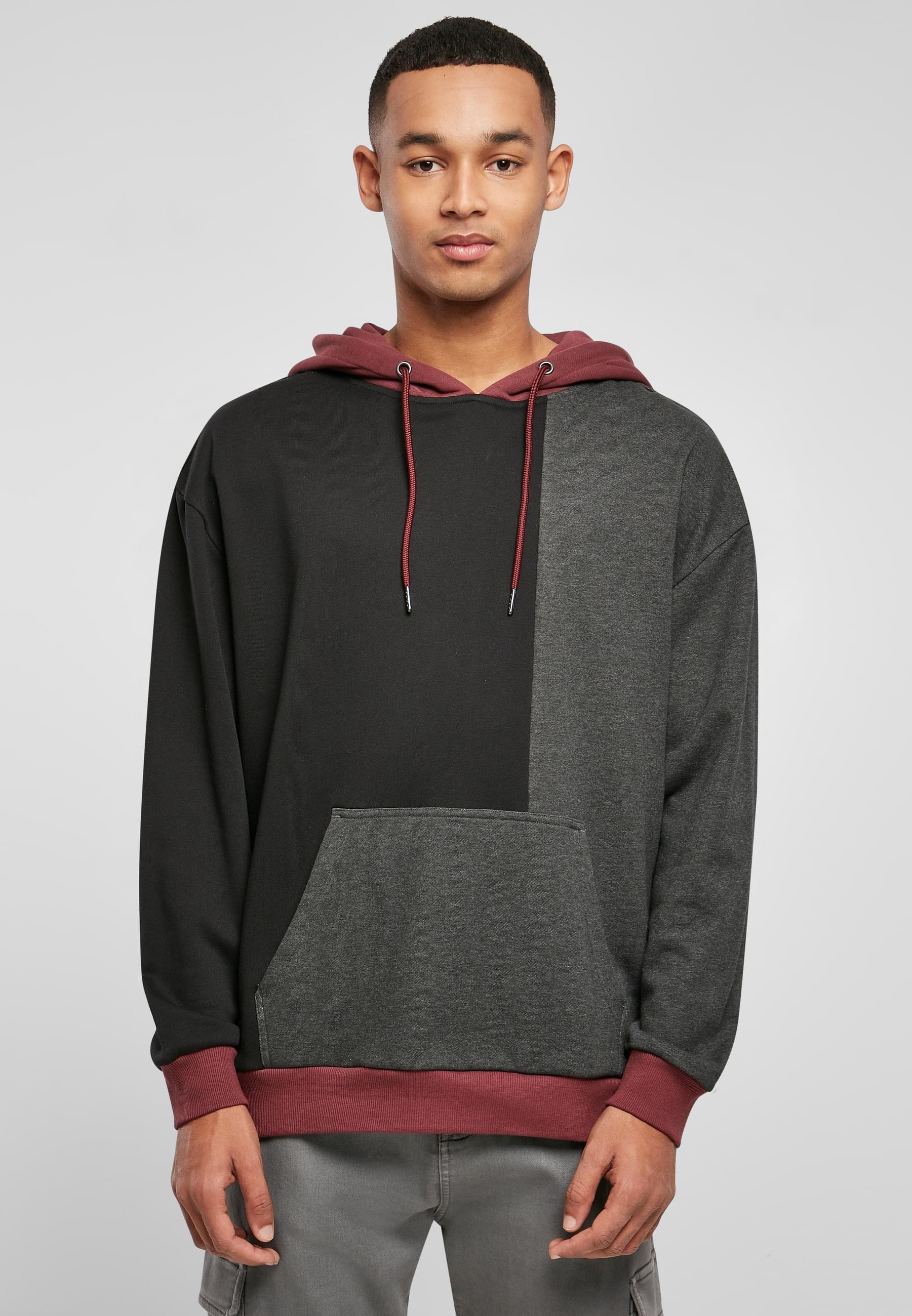 URBAN CLASSICS Kapuzensweatshirt »Urban Classics Herren Oversized Color Block Hoody«, (1 tlg.)