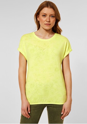 Cecil T-Shirt, mit Blumenprint in Ausbrenner-Optik kaufen