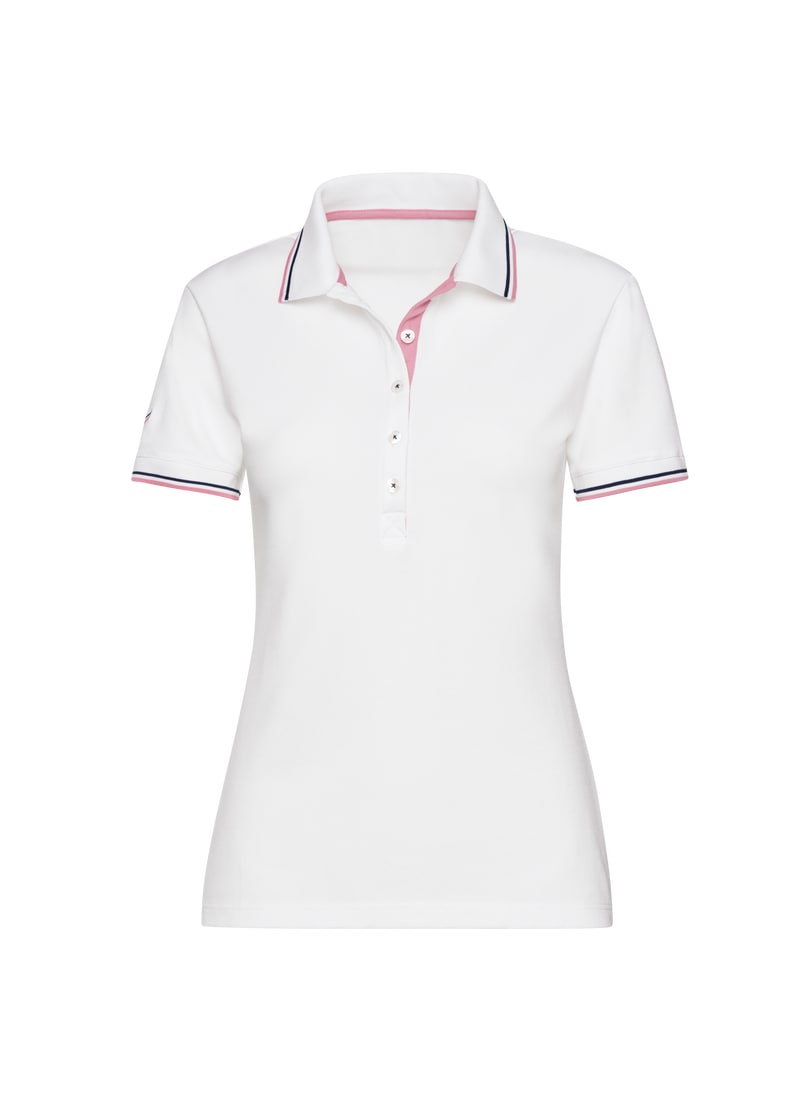 Trigema Poloshirt »TRIGEMA Slim Fit Poloshirt mit kontrastfarbigen Akzenten«, (1 tlg.)