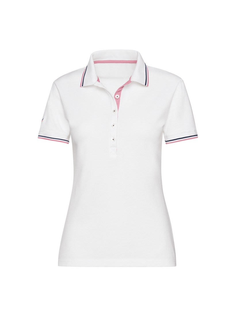 Trigema Poloshirt "TRIGEMA Slim Fit Poloshirt mit kontrastfarbigen Akzenten günstig online kaufen