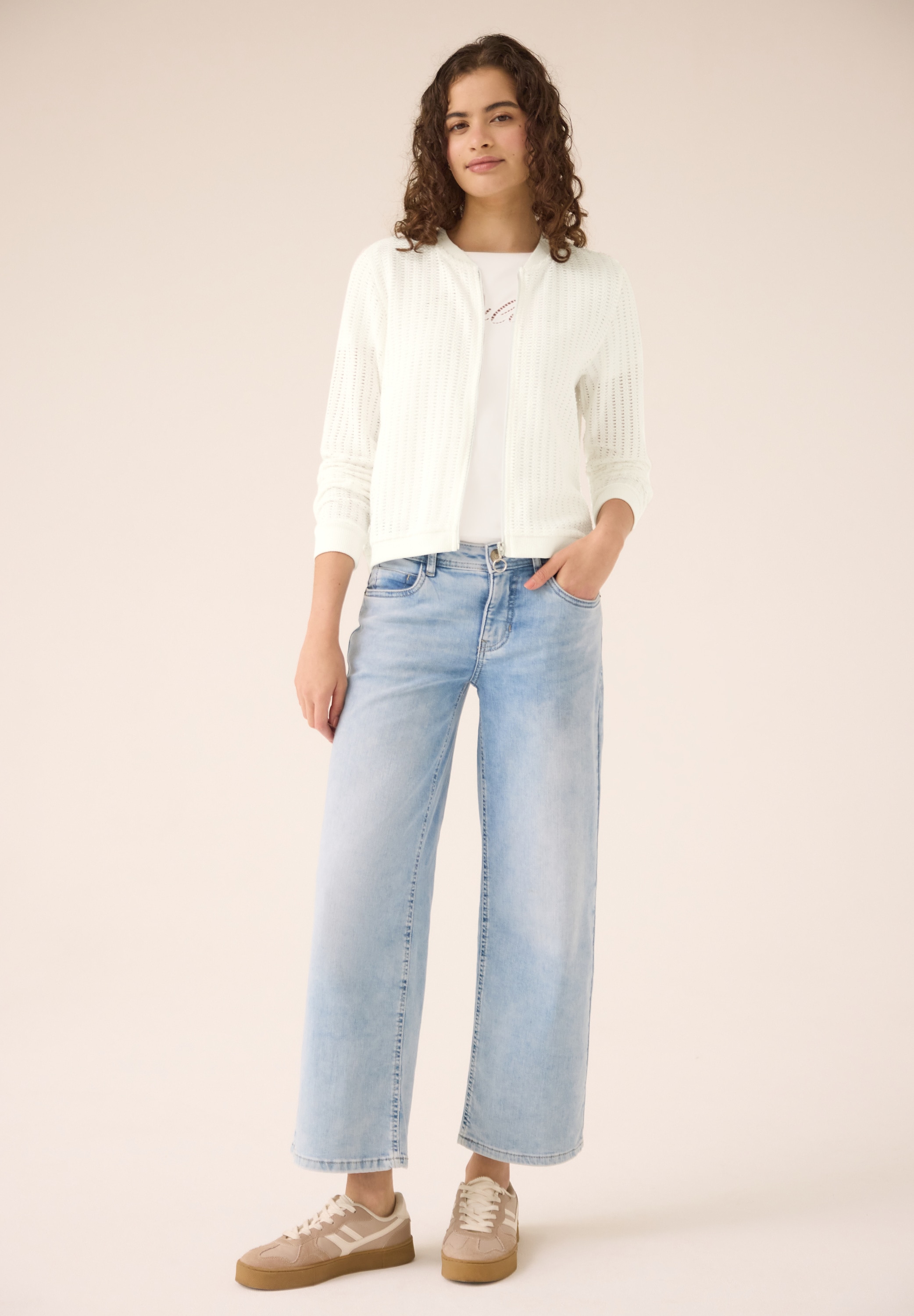 STREET ONE STUDIO Cardigan mit Strick-Struktur