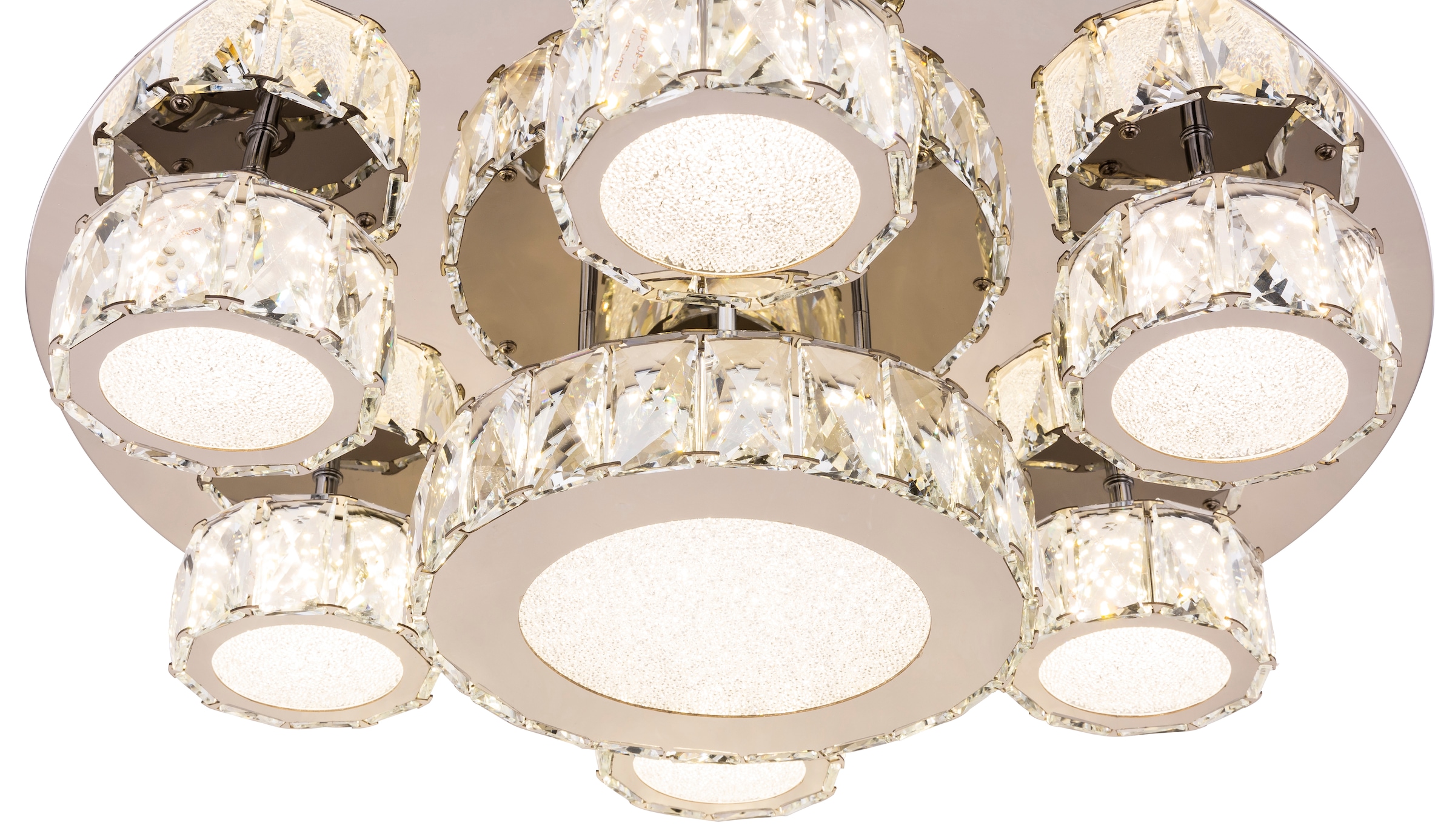 GLOBO LIGHTING LED Deckenleuchte »AMUR«, Leuchtmittel LED-Modul | LED fest integriert, Deckenlampe/rund/Wohnzimmer/Schlafzimmer/modern