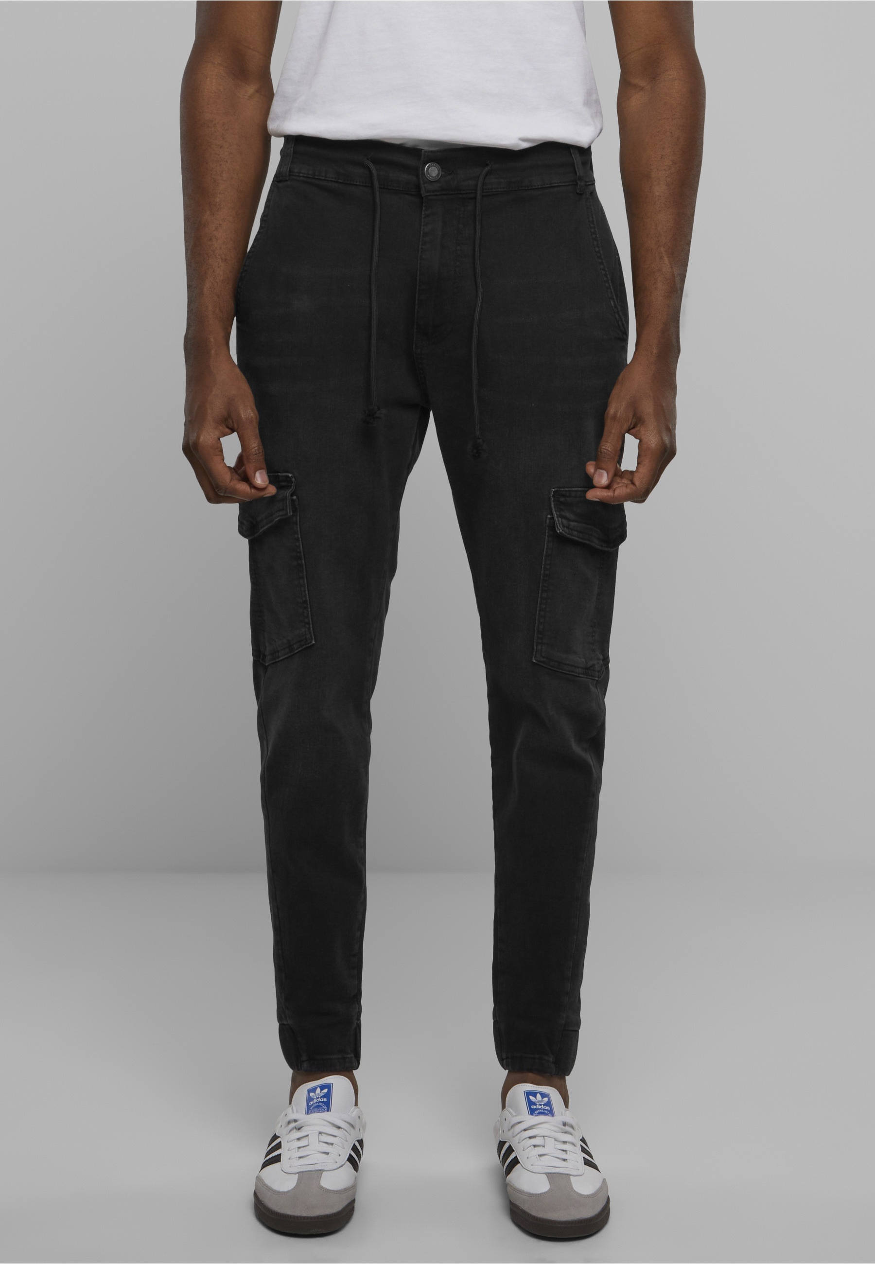 Thumbnail - 2Y Premium Cargohose "2Y Premium Herren 2Y Basic Cargo Antifit Denim"