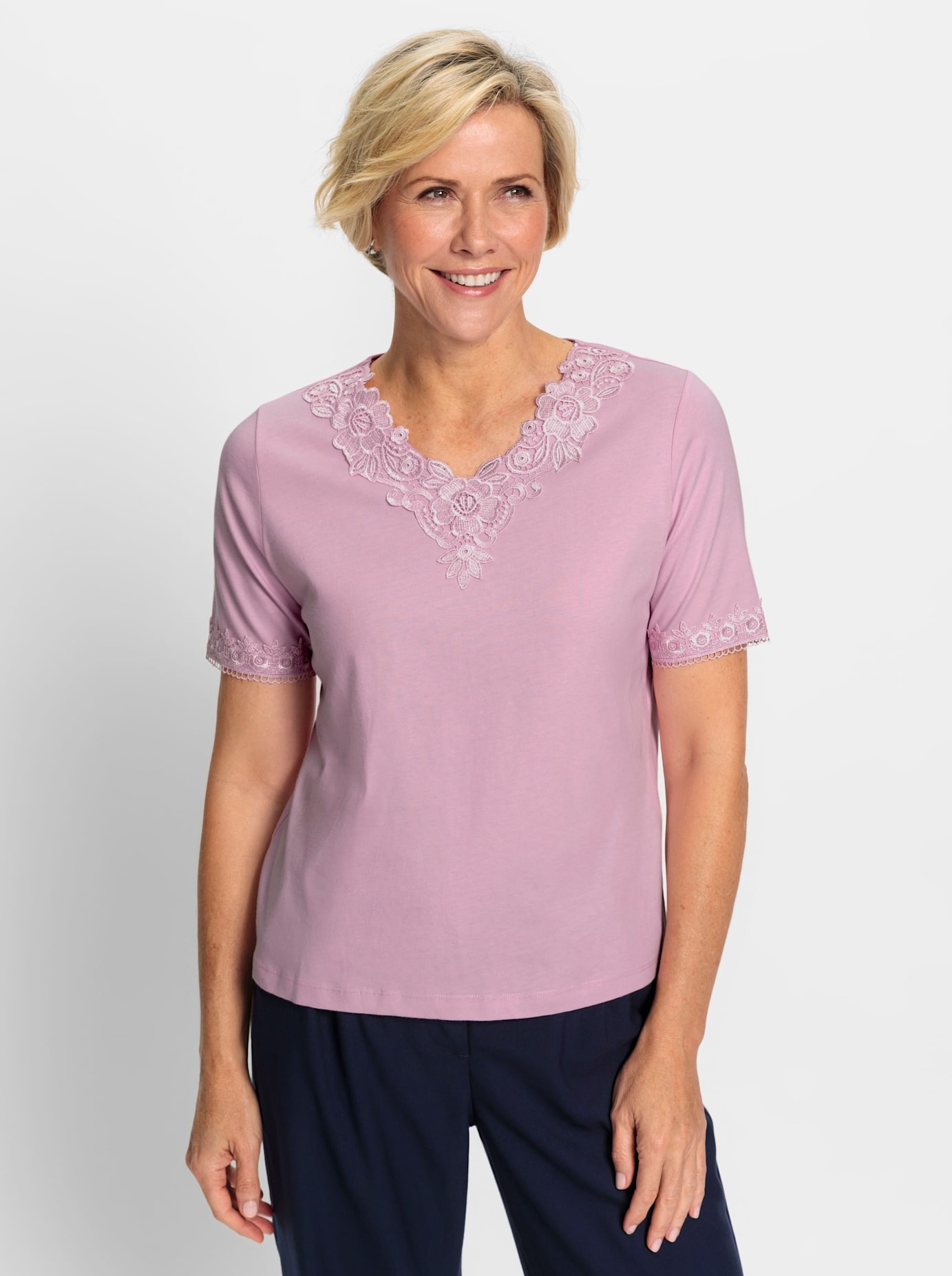 Classic Spitzenshirt "Shirt" 1 Stk. tlg. günstig online kaufen