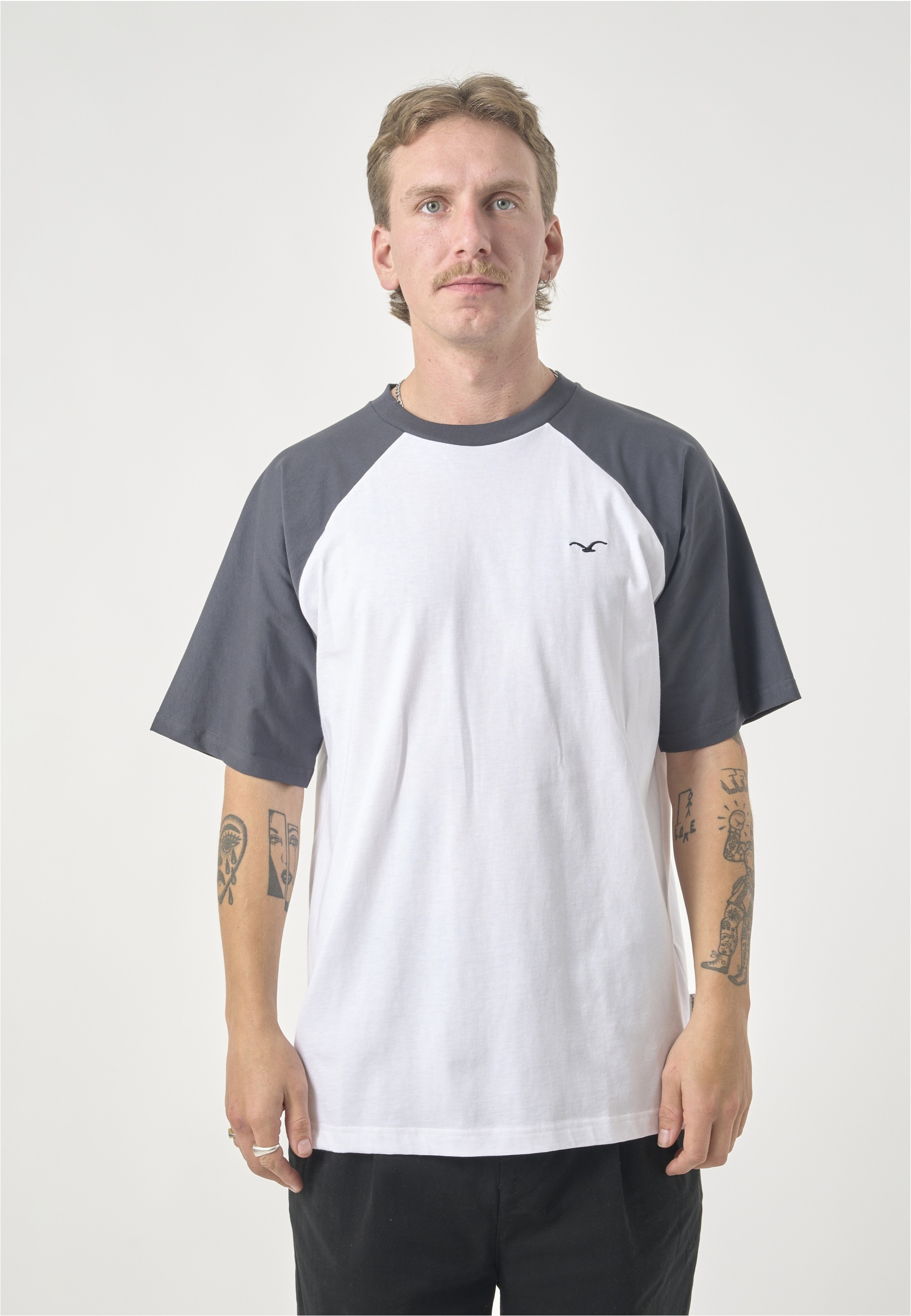 Cleptomanicx T-Shirt »Boxy Tee Ligull College« in lockerem Design