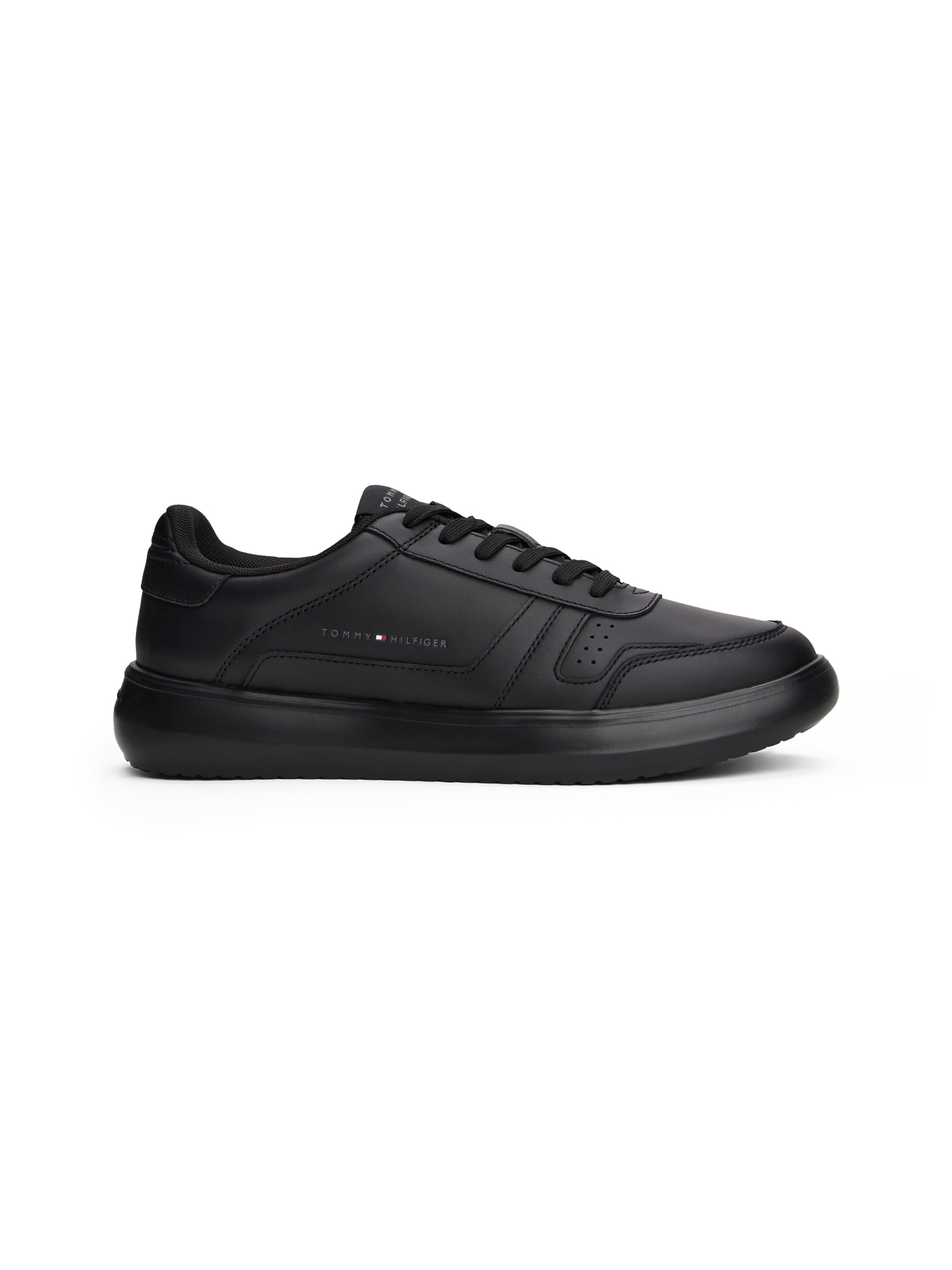 Tommy Hilfiger Sneaker »MODERN LIGHTCUP LTH«, Freizeitschuh, Halbschuh, Schnürer, Logoaufnäher an der Schuhzunge