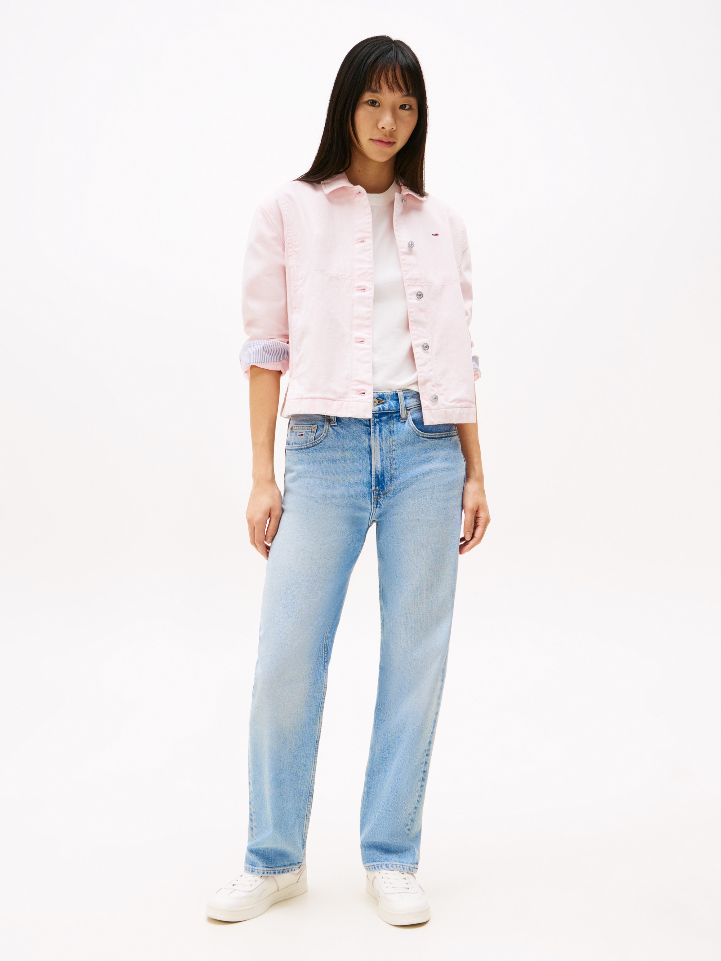 Tommy Jeans Straight-Jeans »Layla High Rise Slim Straight«, in Knöchellänge