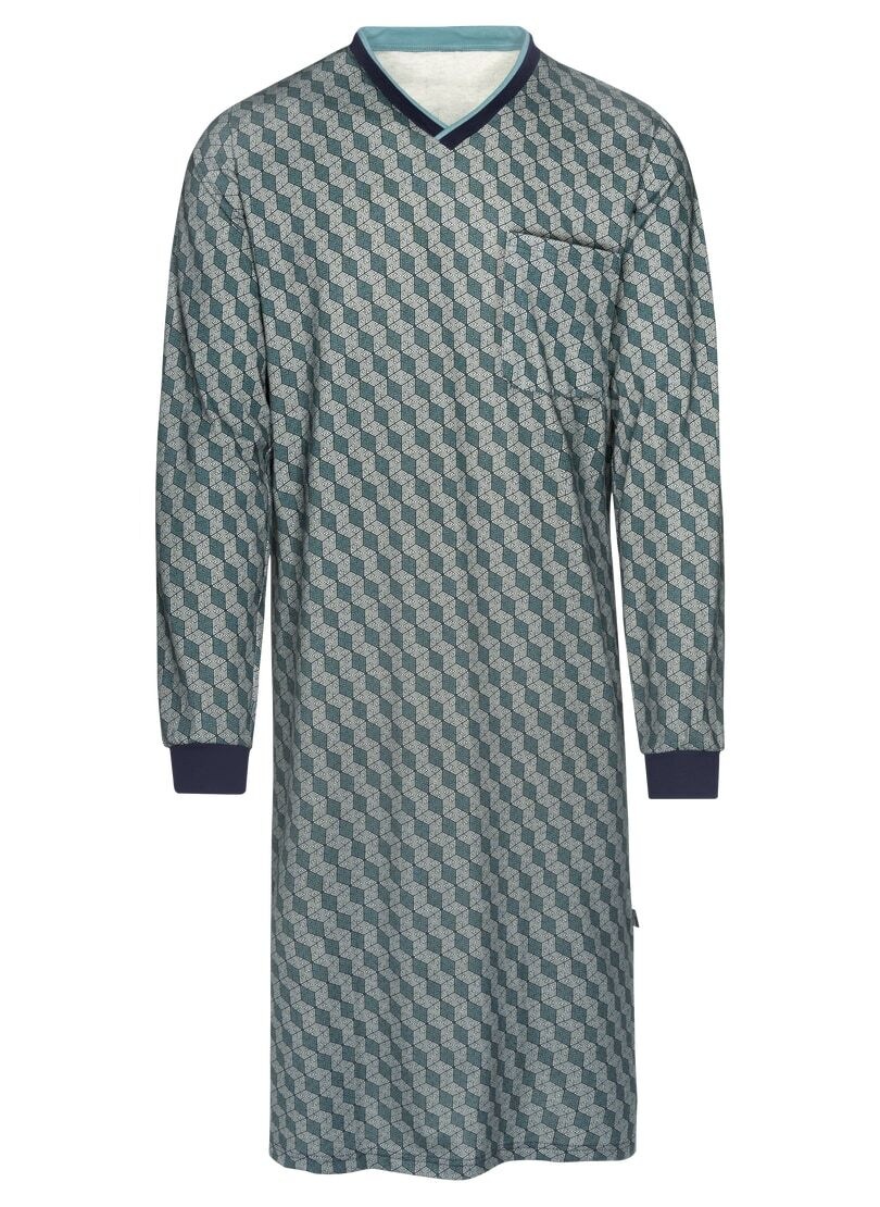 Trigema Pyjama "TRIGEMA Nachthemd mit Allover-Print" 1 Stk. tlg. günstig online kaufen