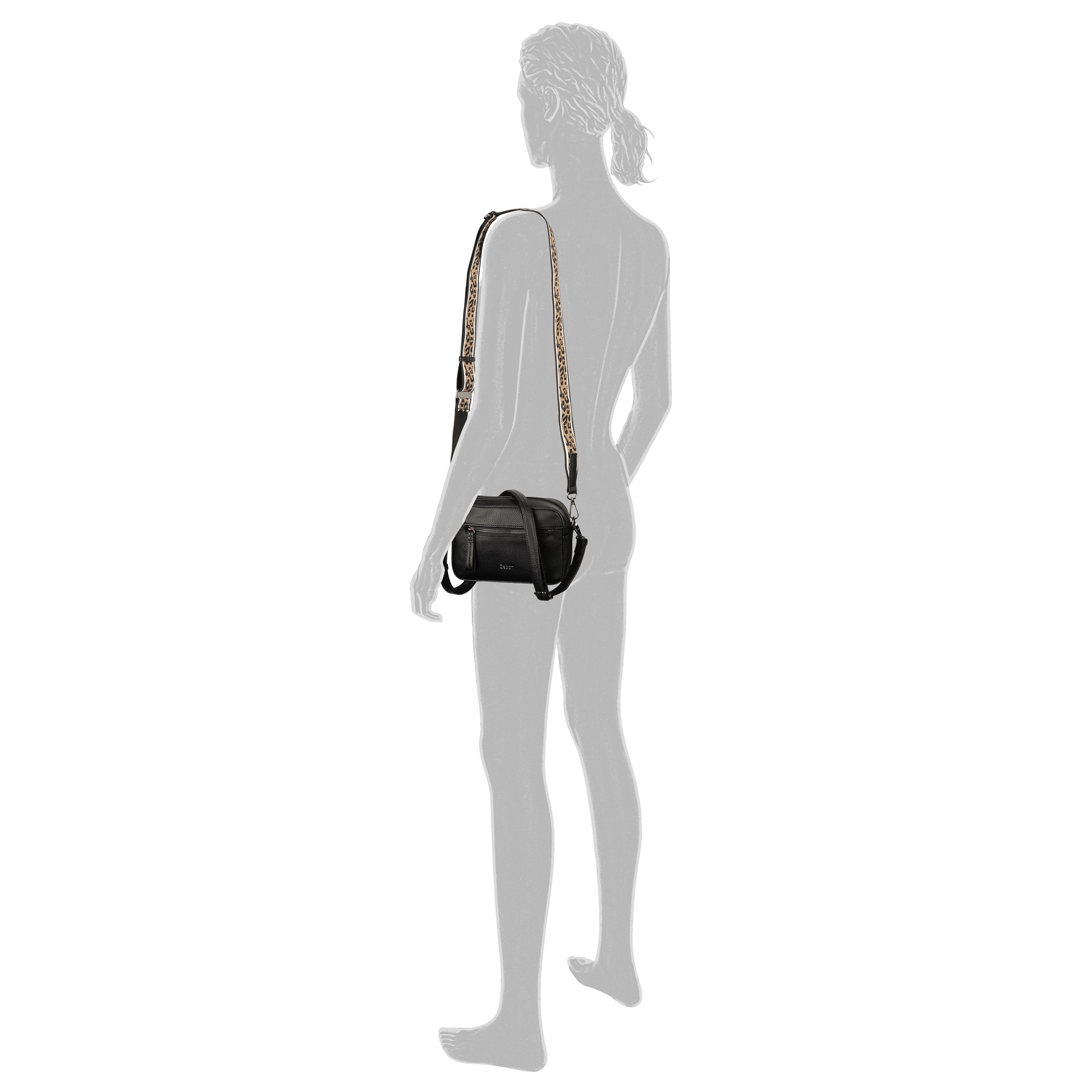 Gabor Handtasche "Silena", hochwertig gewebte Gurtband und ein filigranes L günstig online kaufen