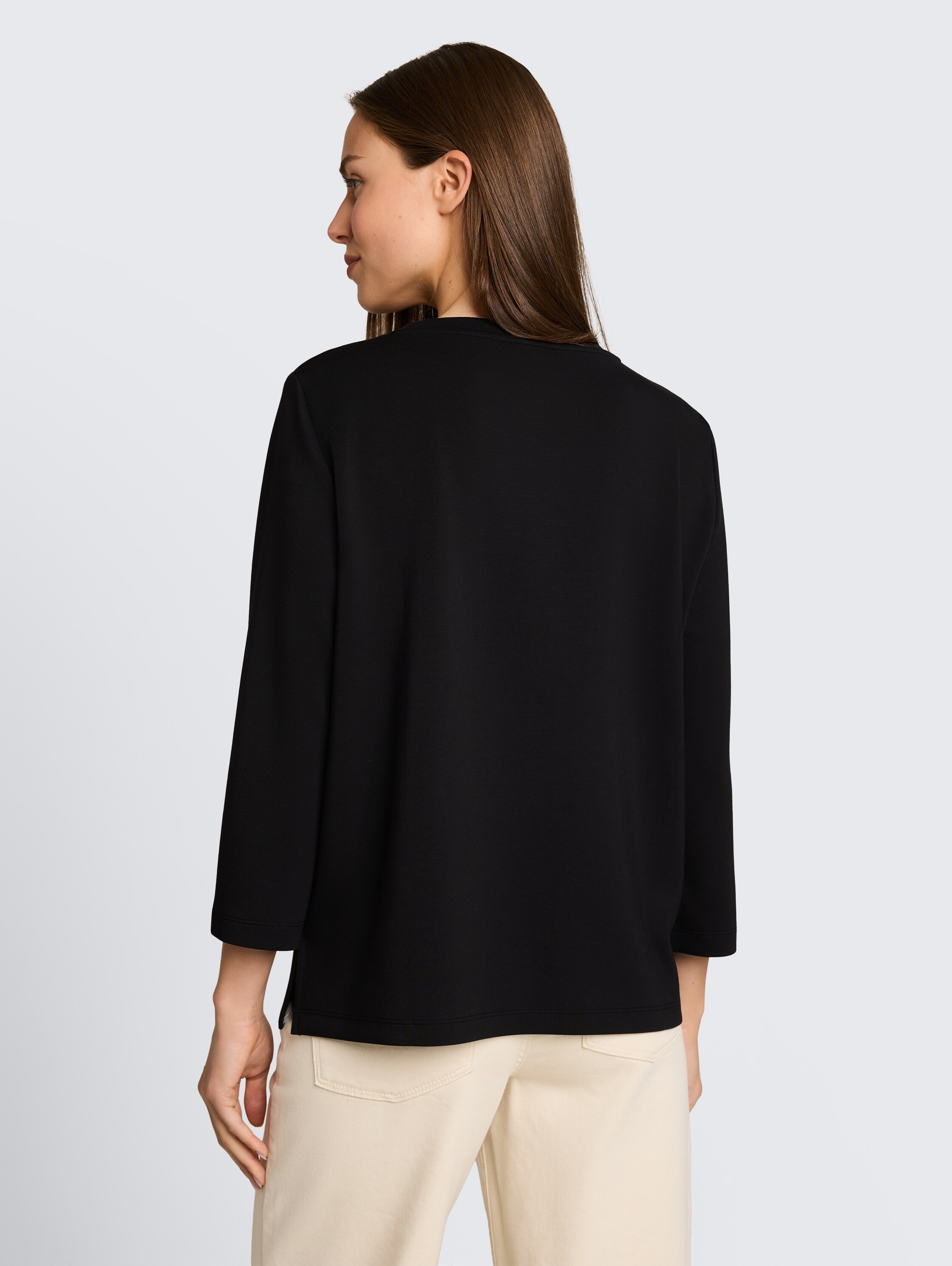 TOM TAILOR 3/4-Arm-Shirt »Loose« Somemrshirt mit Letter-Print