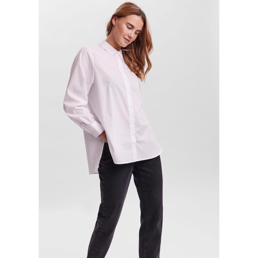 Vero Moda Longbluse »VMELLA L/S BASIC SHIRT NOOS«