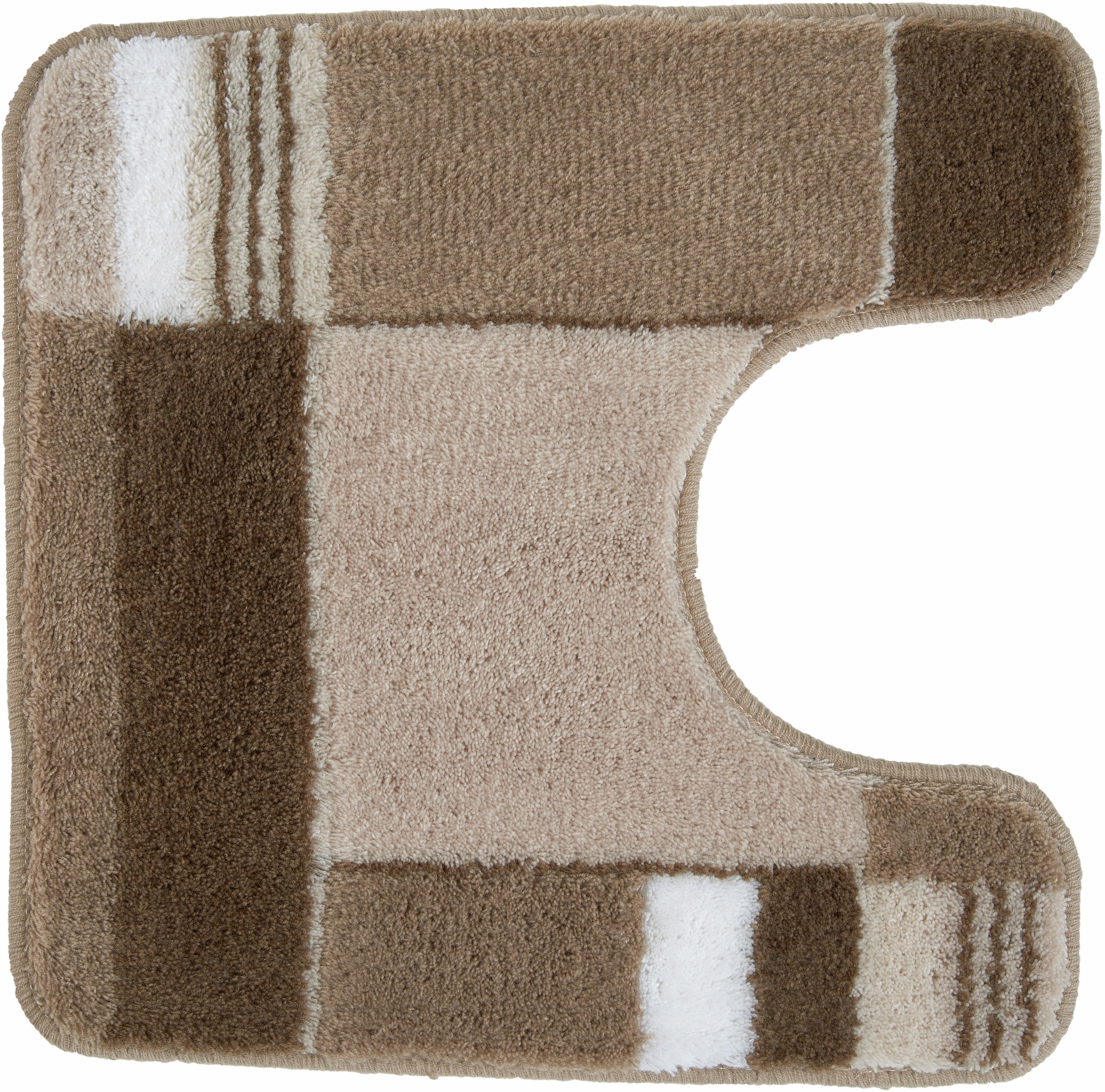 Kleine Wolke Badematte »Padova«, rutschhemmend beschichtet, fußbodenheizungsgeeignet, Badteppich, modernes Design, waschbar